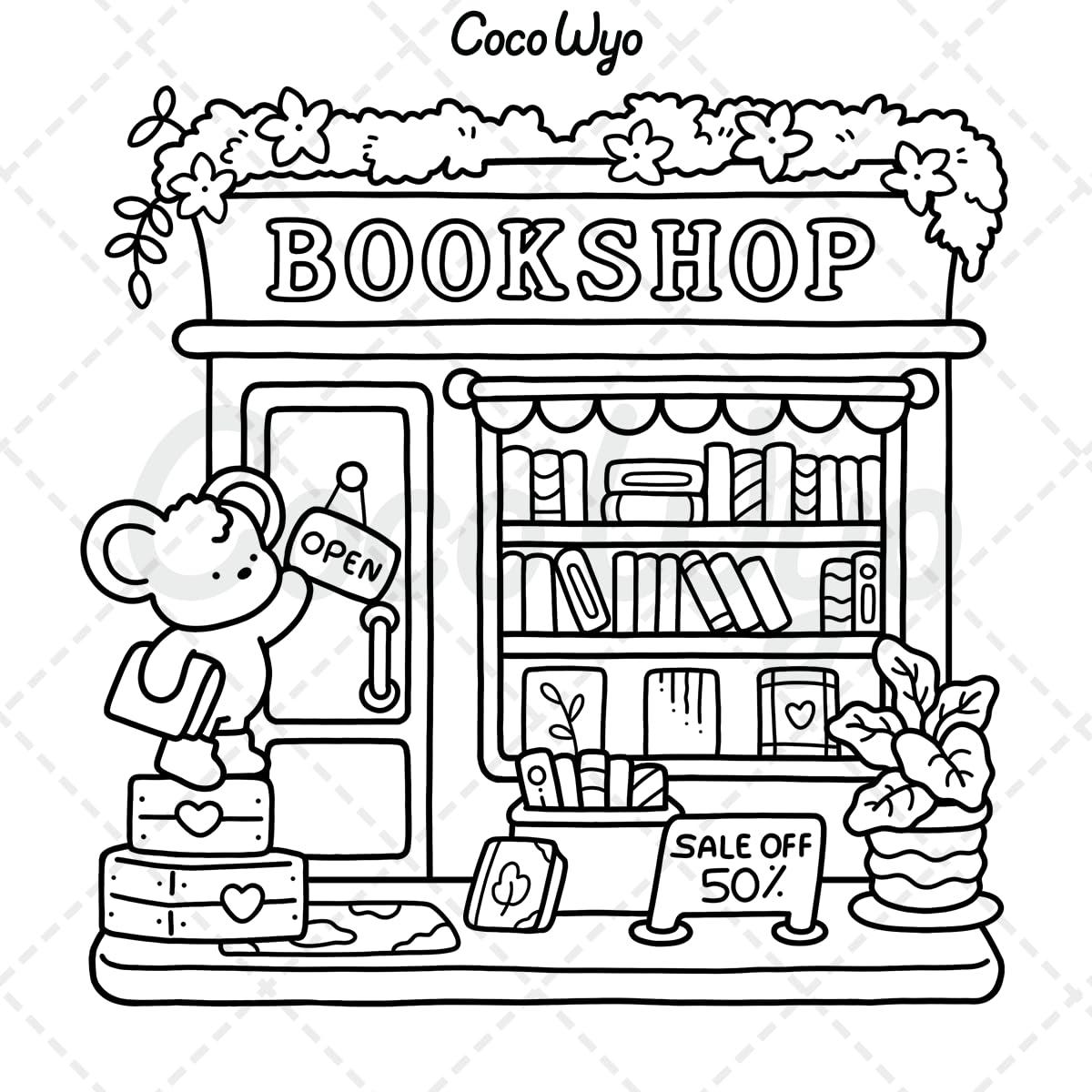 Little Corner: Coloring Book for Adults and Teens, Super Cute Designs of Cozy, Hygge Spaces for Relaxation (Cozy Spaces Coloring) - Image 4