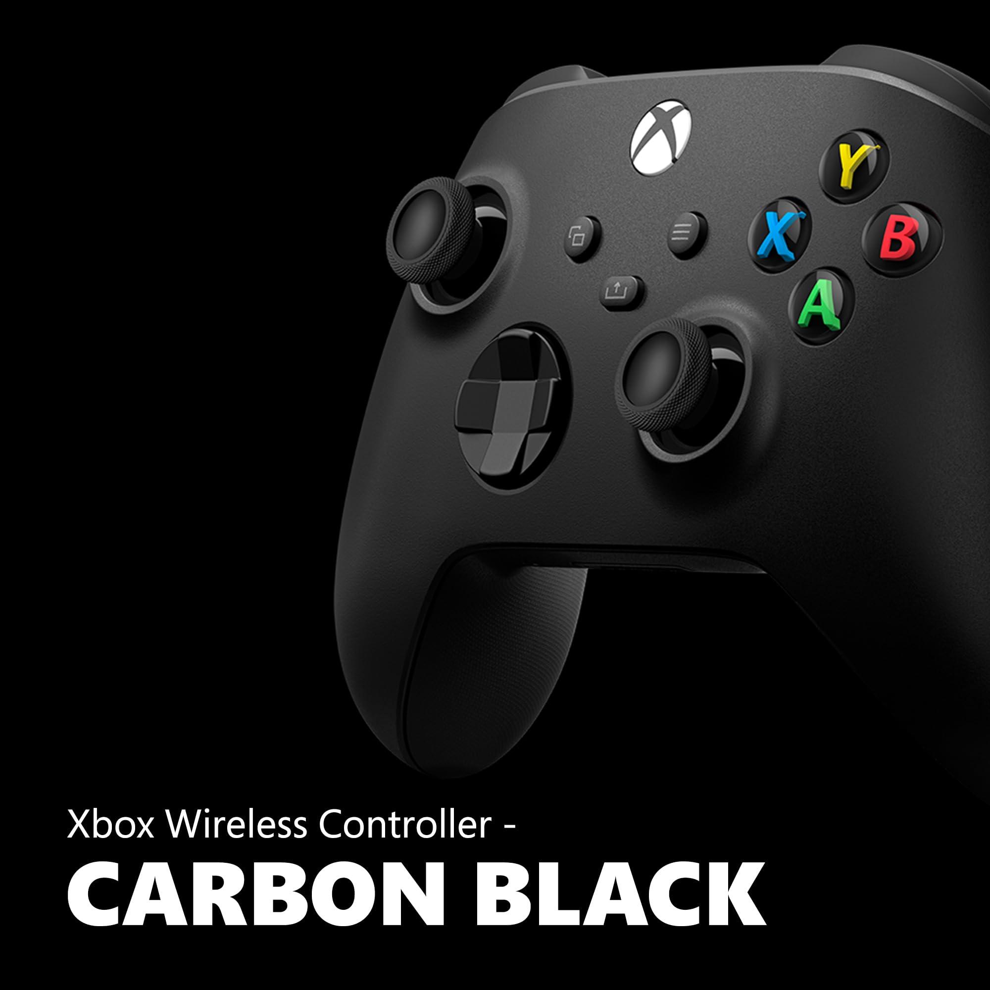 Xbox Core Wireless Gaming Controller – Carbon Black Series X|S, One, Windows PC, Android, and iOS - Image 2