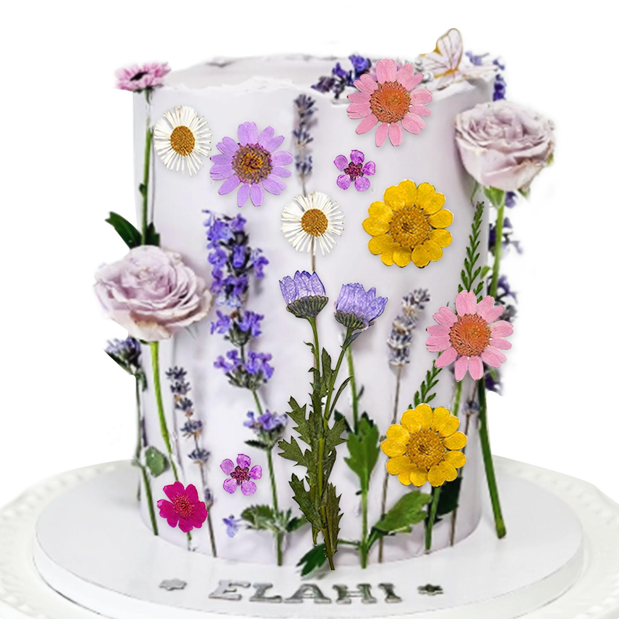 JeVenis Wildflower Cake Toppers Wildflower Decor Baby In Bloom Baby Shower Cake Toppers for Women Birthday Bridal Shower Wedding Party Decoration