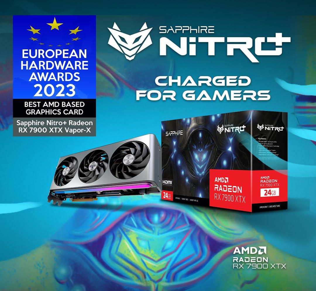 Sapphire 11322-01-40G Nitro+ AMD Radeon RX 7900 XTX Vapor-X Gaming Graphics Card with 24GB GDDR6, AMD RDNA 3 - Image 2