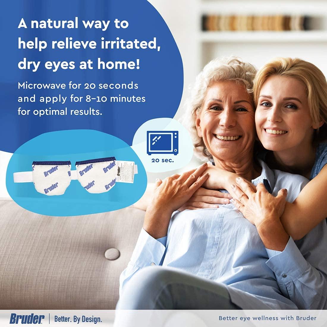 Bruder Moist Heat Eye Compress | Microwave Activated | Fast Acting and Effective Relief for Dry Eye and Other Eye Irritation - Image 6