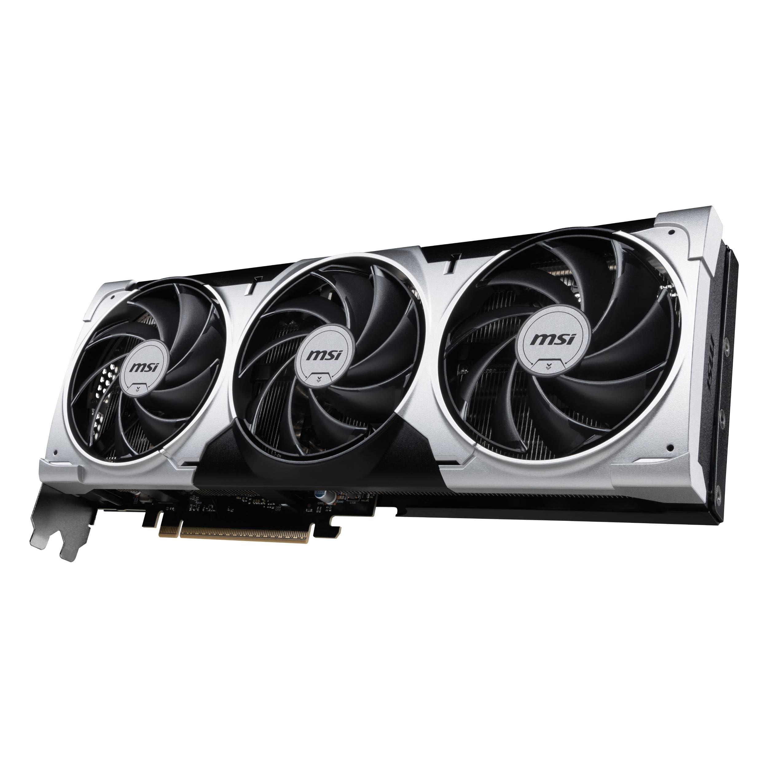 MSI NVIDIA GeForce RTX 5080 16G Ventus 3X OC Plus Graphics Card - 16GB GDDR7 (30 GB/s /256 Bits), PCIe 5.0 - Triple Fan (3 x TORX 5.0 Fans), HDMI 2.1b, DisplayPort 2.1b - Image 3