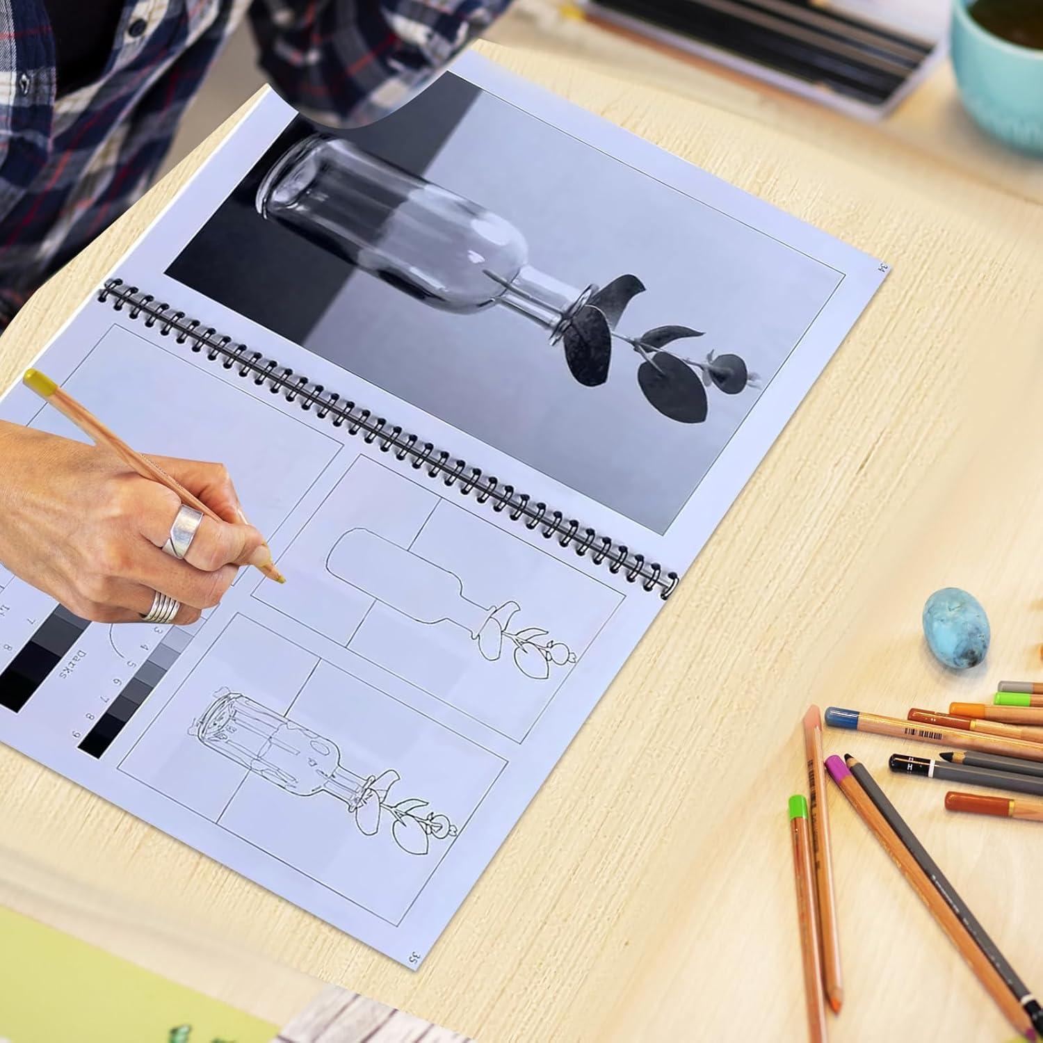 This is Not A Sketchbook, It's an Art Class,Spiral-Bound Workbook Interactive Coloring Book for The Aspiring Artist, A Painting Art Book That Can Be Used for Writing, Drawing, Sketching or Doodling - Image 4