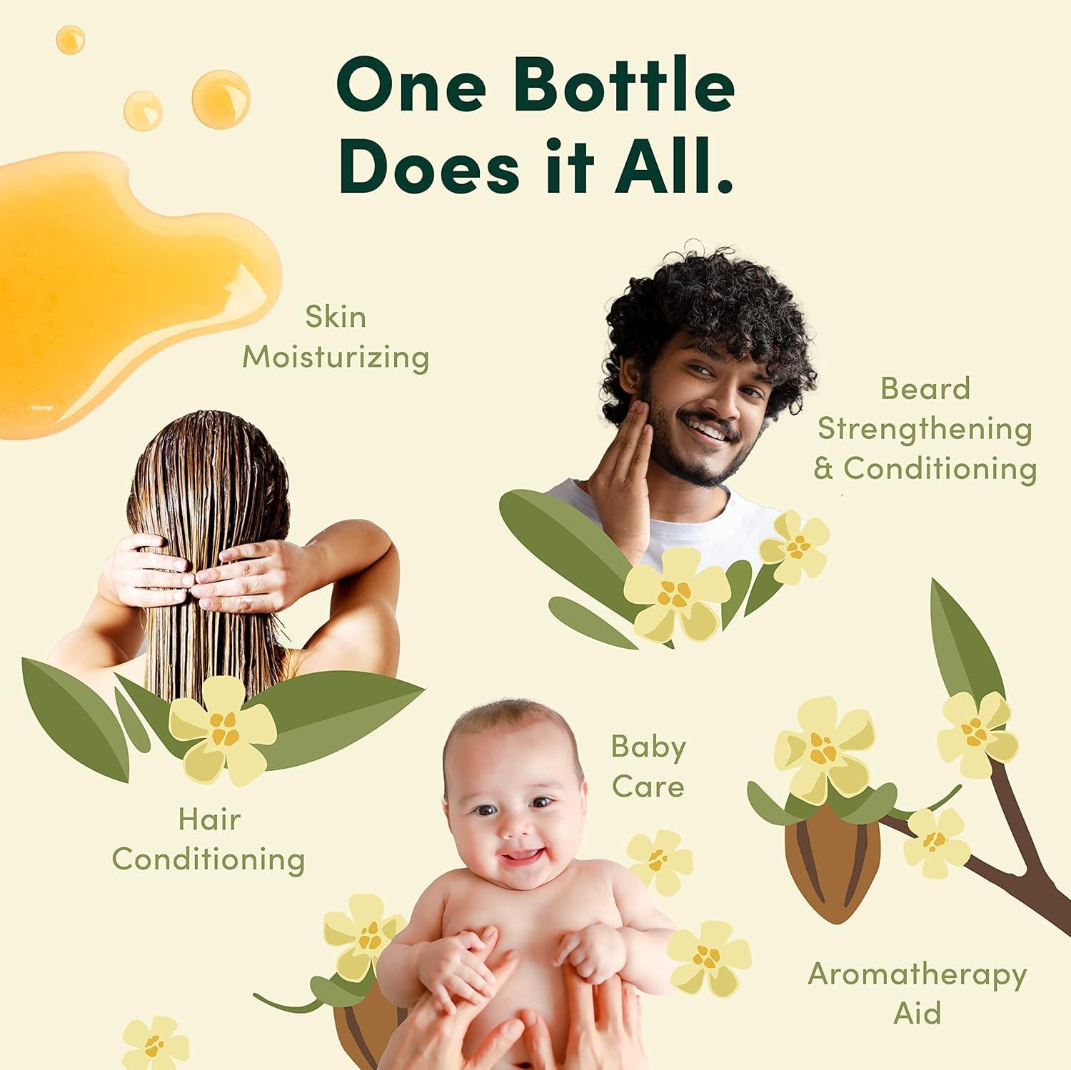 HobaCare Jojoba Oil - 100% Pure, Unrefined Jojoba Oil for Skin & Nails - Moisturizing Body Oil & Face Moisturizer for Dry Skin - Natural Jojoba Oil for Hair & Beard Care (32 fl oz) - Image 7