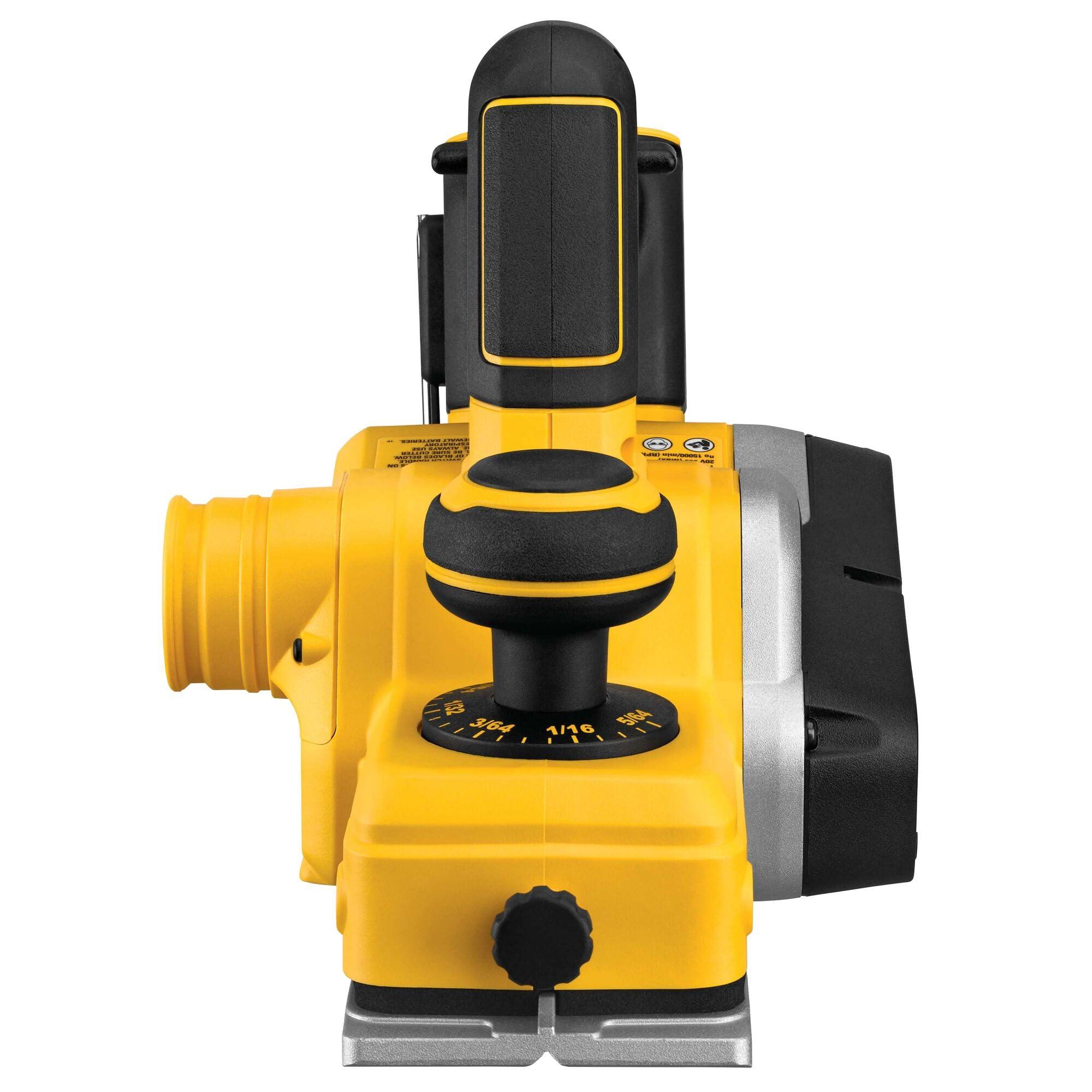 DEWALT 20V MAX Planer, 30,000 Cuts Per Minute, 2 mm Cut Depth, Brushless Motor, Bare Tool Only (DCP580B) - Image 8