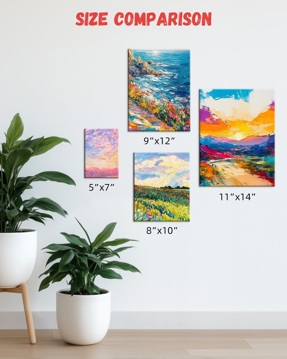 Simetufy 72 Pack Small Canvas Boards for Painting 5 x 7 inch, Flat Canvas Panels for Kids- Gesso Primed Acid-Free 100% Cotton for Acrylics Oil Watercolor Tempera Paints - Image 5