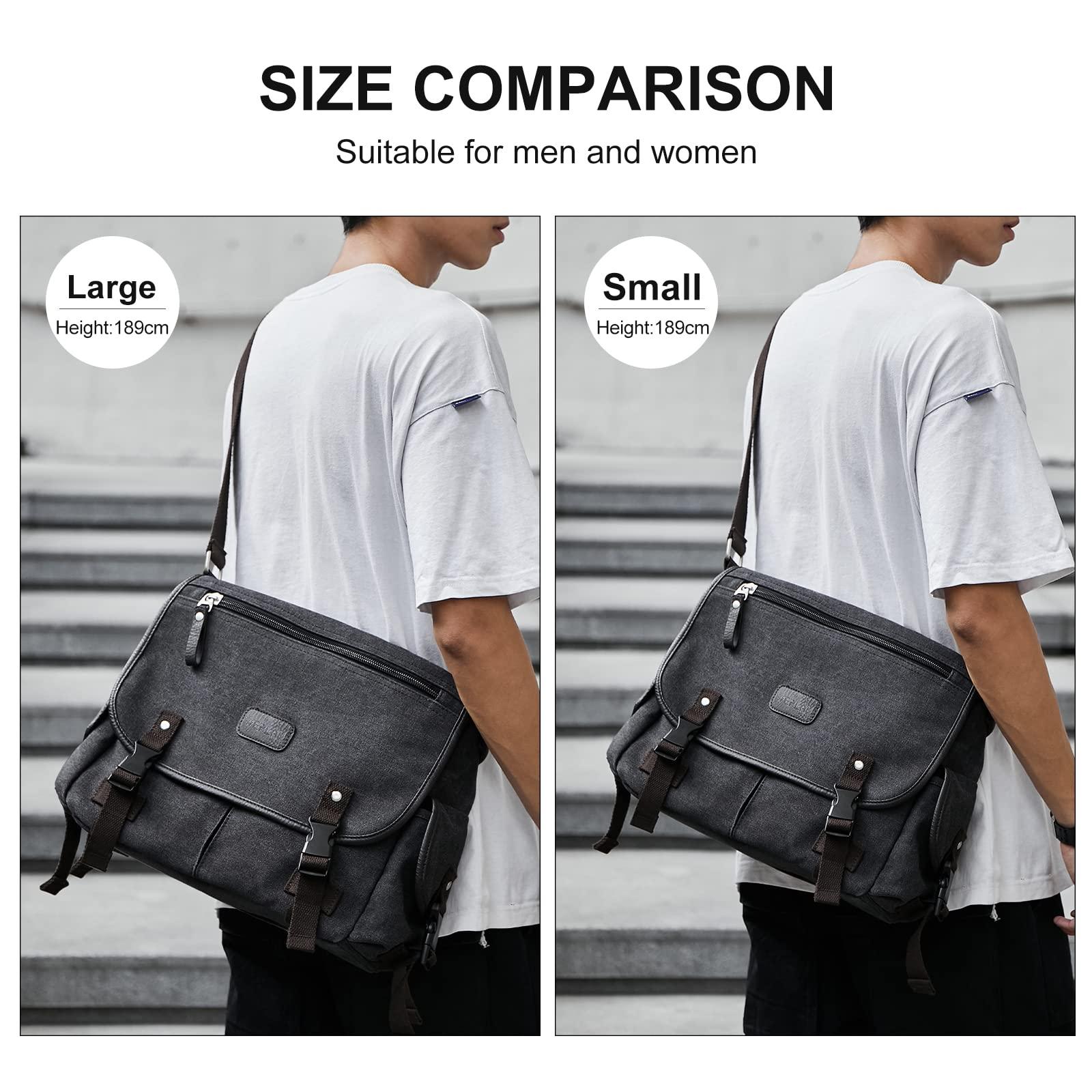 Messenger Bag Men,Waterproof Crossbody Bag,Satchel Shoulder Bag - Image 2