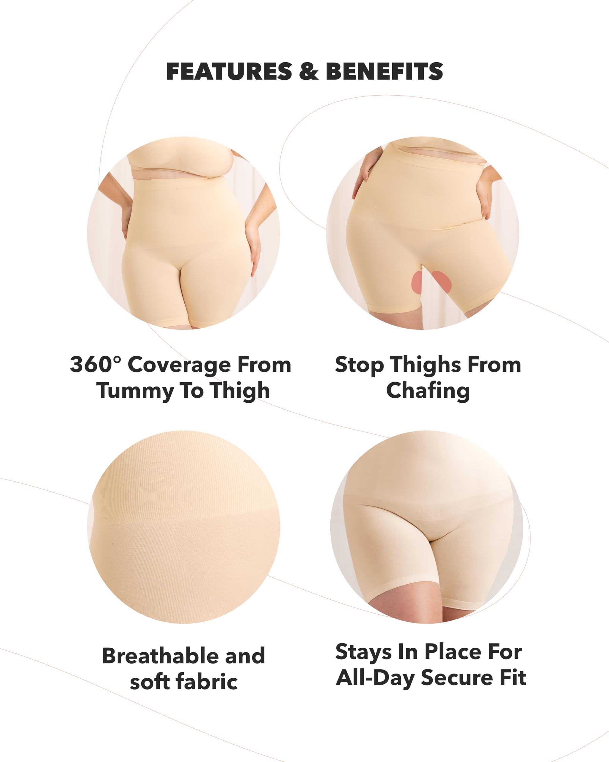 SHAPERMINT Shapewear for Women - High-Waisted Shapewear Tummy Control Shorts, Faja Body Shaper, Underwear for Women - Image 4