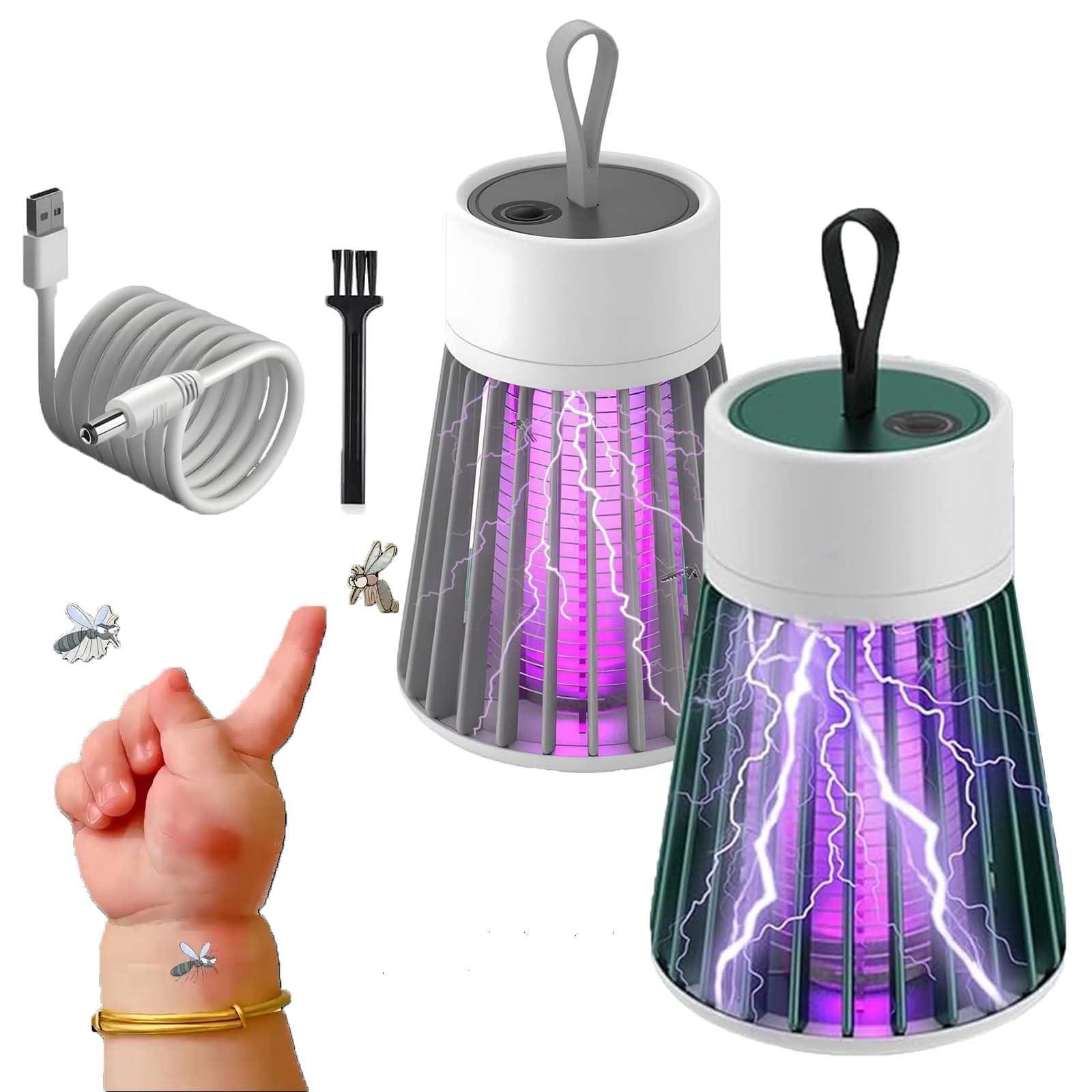 Health & Household Mozz Guard Mosquito Zapper-Mozzguard Pro Bed Light, Portable Cordless Bug Light USB Charing Zapper Outdoor Low Noise Trap Indoor, Waterproof Camping Lamp for Garden, Picnic (A)