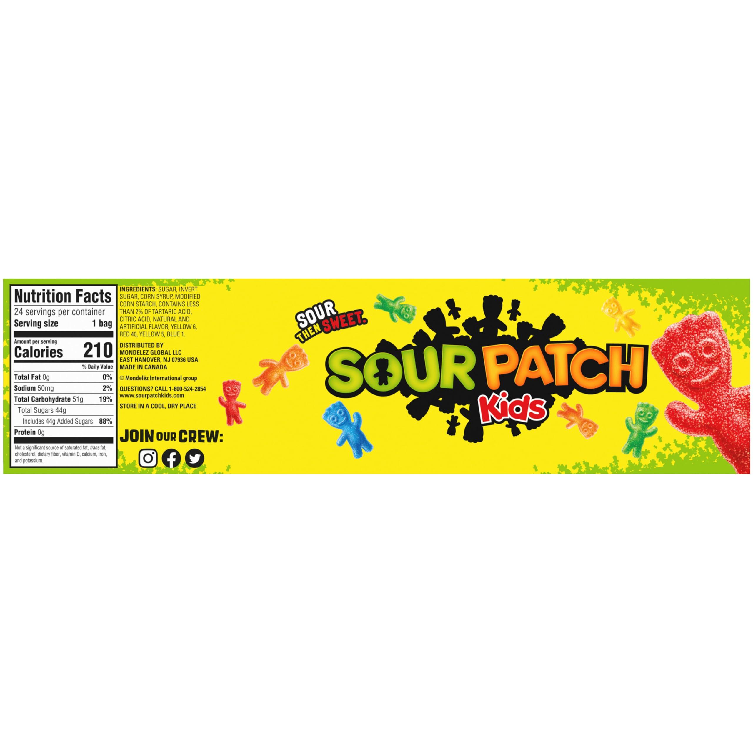 SOUR PATCH KIDS Soft & Chewy Candy, Bulk Candy, 24 - 2 oz Bags - Image 17