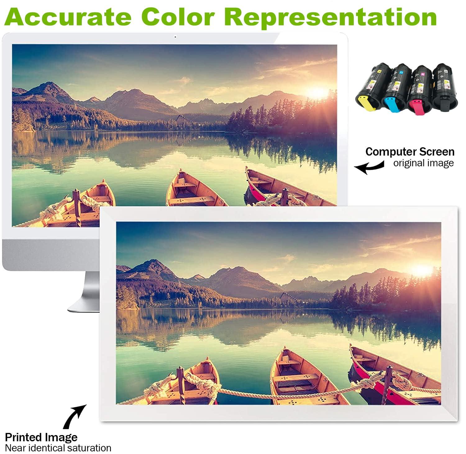 Offstar VersaLink C600/C605 High Capacity Toner Cartridge for Xerox VersaLink C600 C605 Printers Toner 4 Colors Pack: 106R03900, 106R03901, 106R03902, 106R03903 (Black 12,200 & Colors 10,100 Pages) - Image 5