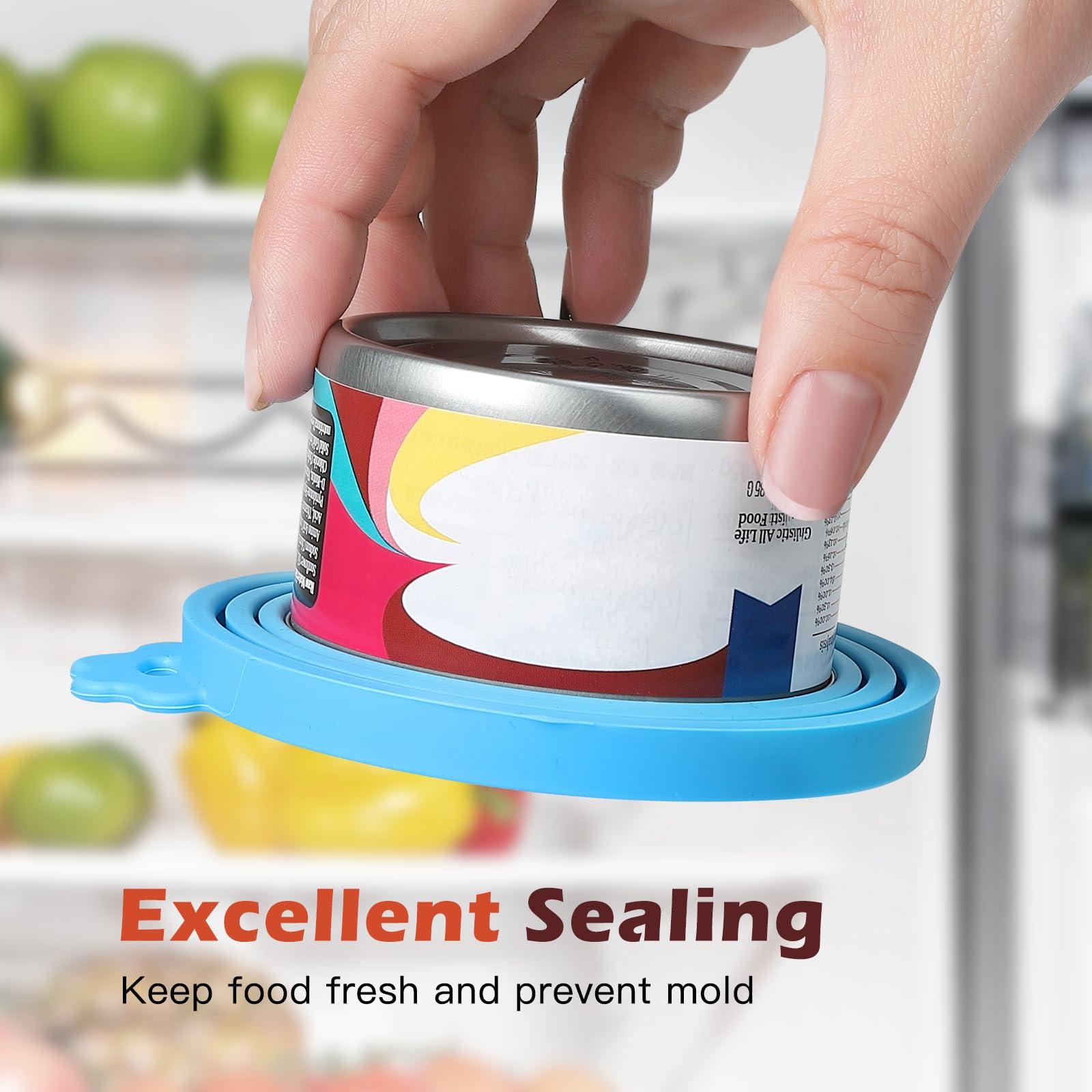 Ainvhh 8 PACK Can Lids, Pet Food Can Cover and Food Mixing Spoons Food Canned Scoop, Fits Most Standard Size Dog and Cat Can Tops for Pet Cat Dog Feeding Can and Wet Food Storage - Image 5