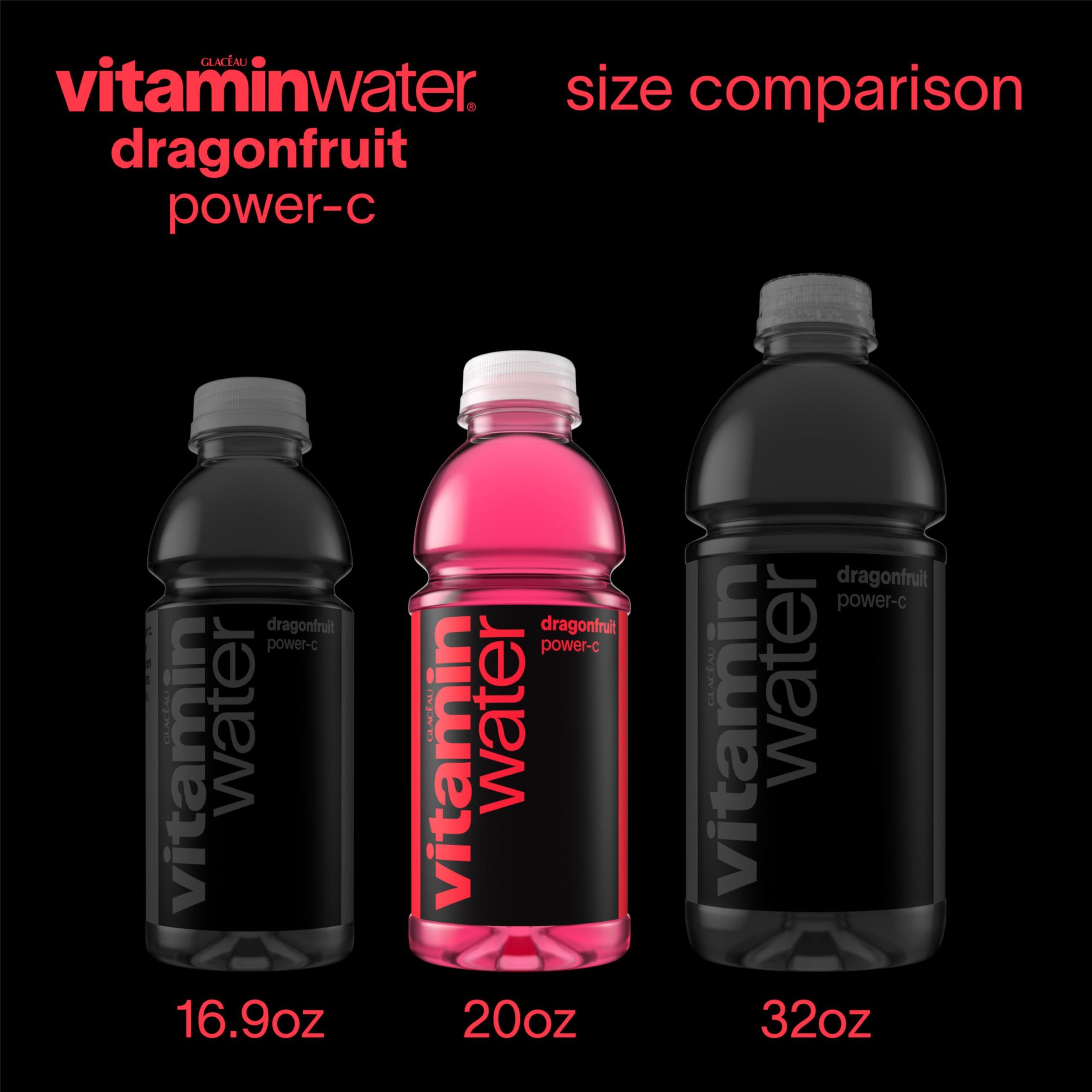vitaminwater Power-C Dragonfruit Nutrient Enhanced Flavored Water Beverage, 20 fl oz Bottles, 12 Pack - Image 5
