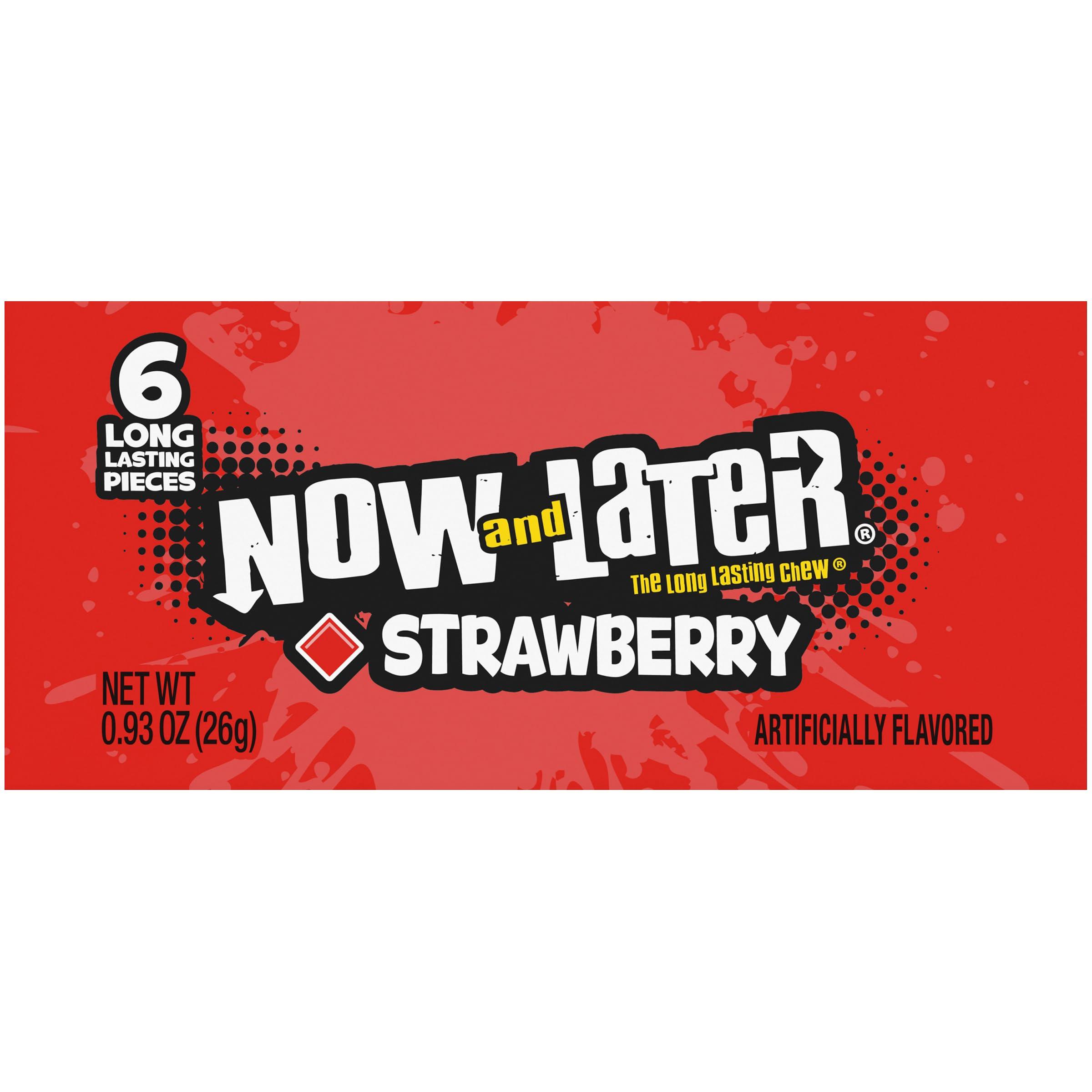 Now & Later Taffy Candy, 10 Fruit Flavors, Individually Wrapped Taffy Candy - Image 3