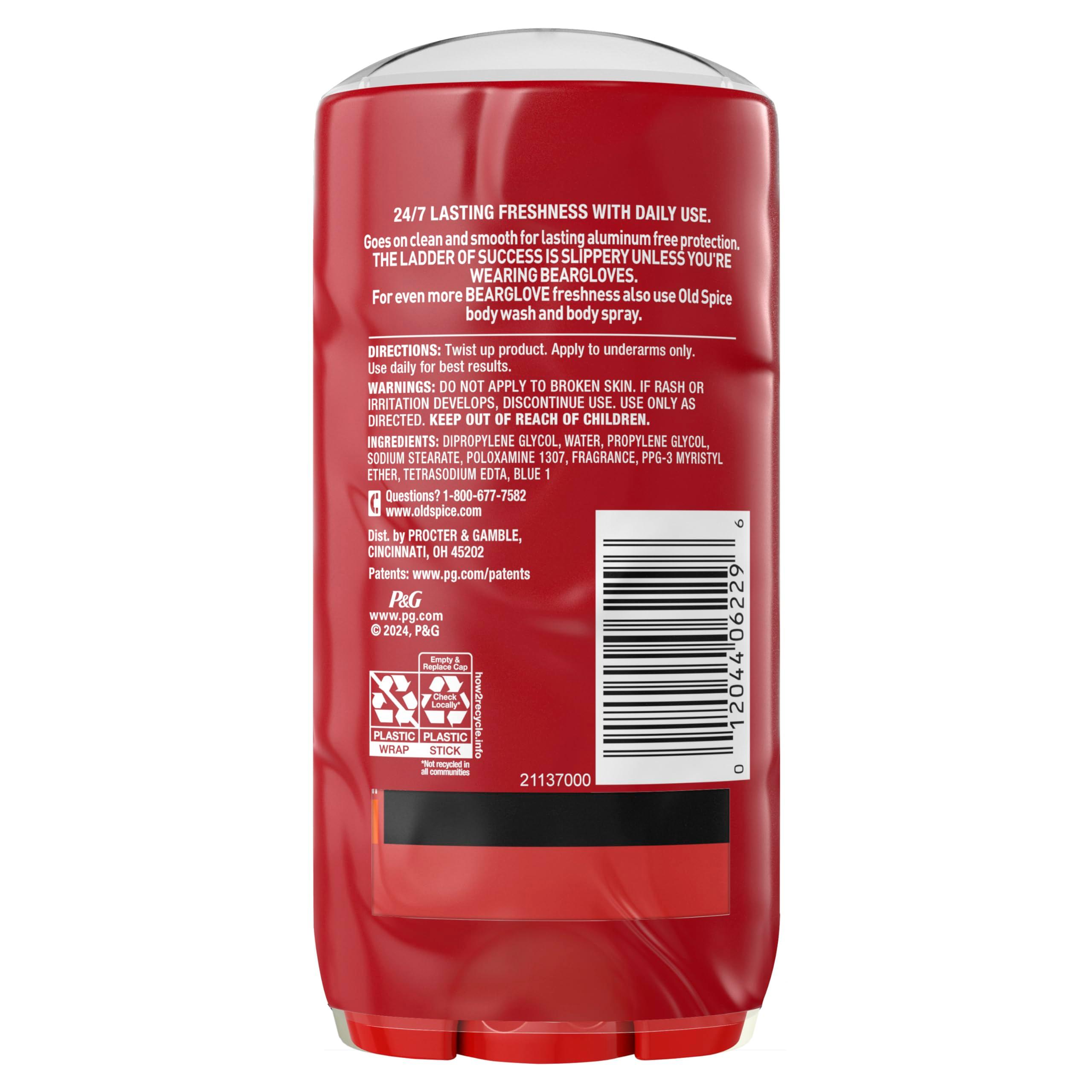 Old Spice Aluminum Free Deodorant for Men, 24/7 Odor Protection, 24/7 Freshness & Lasting Scent, Goes on Clear, Bearglove with Crisp Orchard Scent, 3.0 oz (Pack of 2) - Image 9