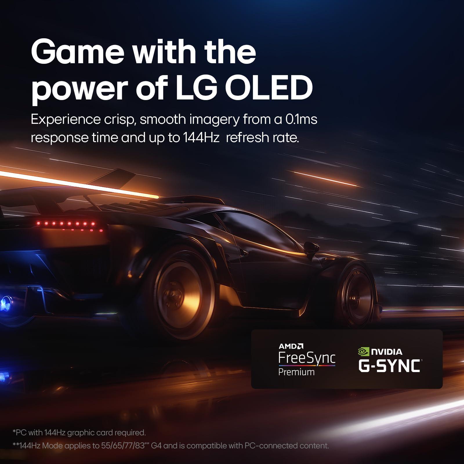 LG 65-Inch OLED evo C4 Smart TV OLED65C4PUA, with Alexa Built-in, 4K, Class, Series, Processor, Flat Screen, with Magic Remote, AI-Powered, 2024 - Image 7