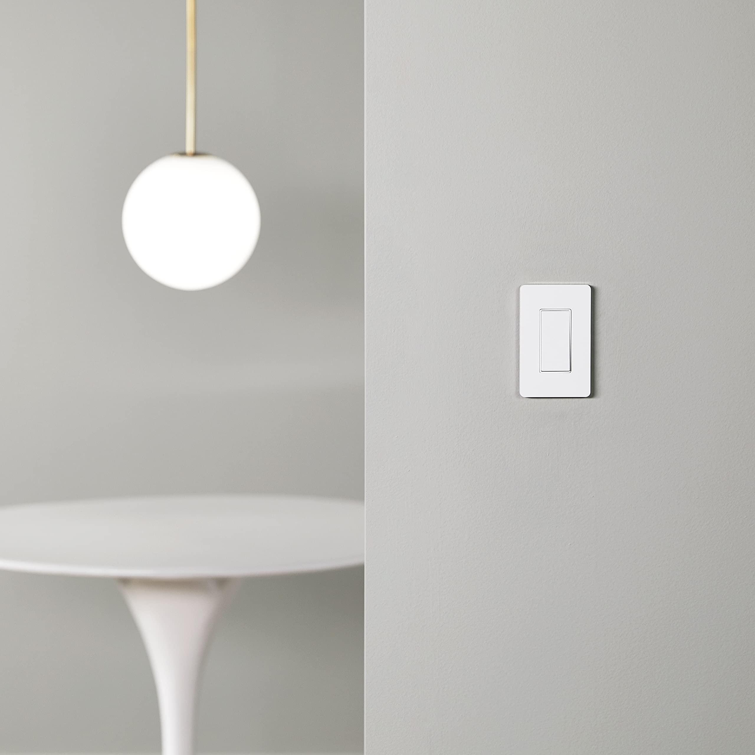 Amazon Basics Smart Switch, Single Pole, Works with Alexa Only, 2.4 GHz Wi-Fi, No Hub Required, White - Image 2
