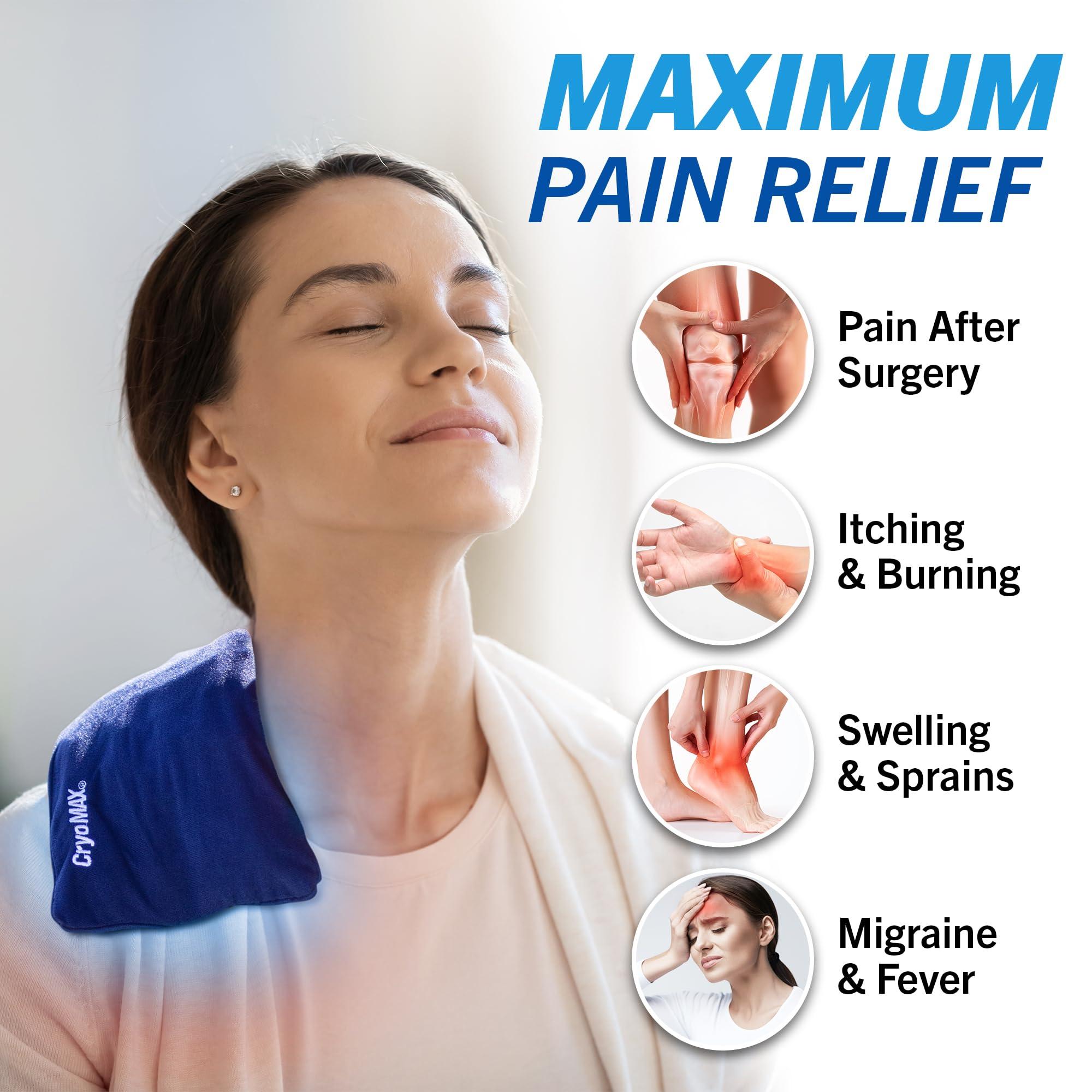 Cryo-Max Cold Pack, 8 Hour Reusable Cold Therapy Ice Pack for Elbows, Knees, Neck + More, Medium, 6" x 12" (1 Count) - Image 4