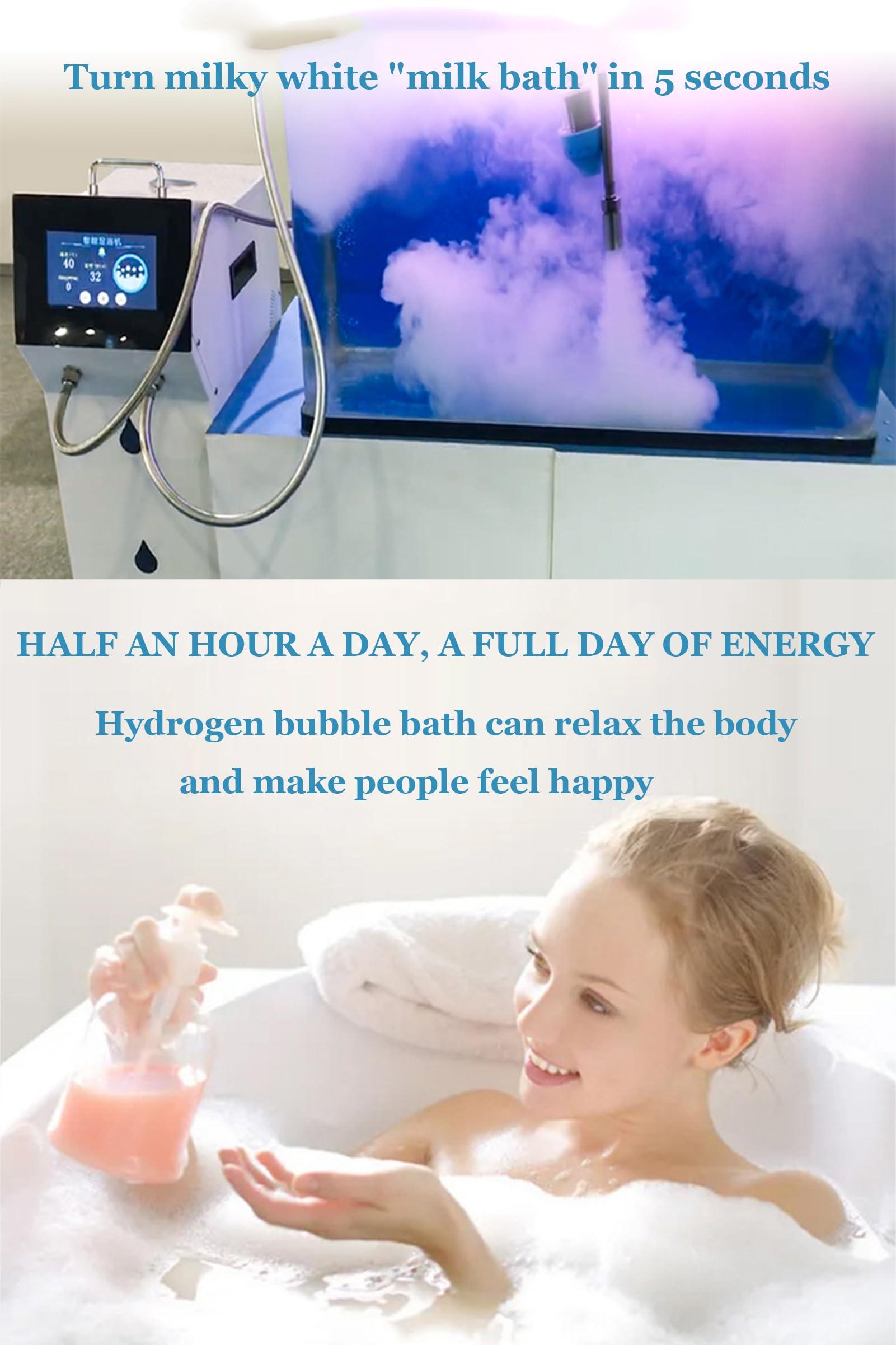 OUOQNUE 5000ML Hydrogen SPA Generator, Household H2 Gas Generator, Molecular Hydrogen Spa Bath, 2000-3000ppb Hydrogen Rich Water Bath Machine, for Skin Health - Image 5