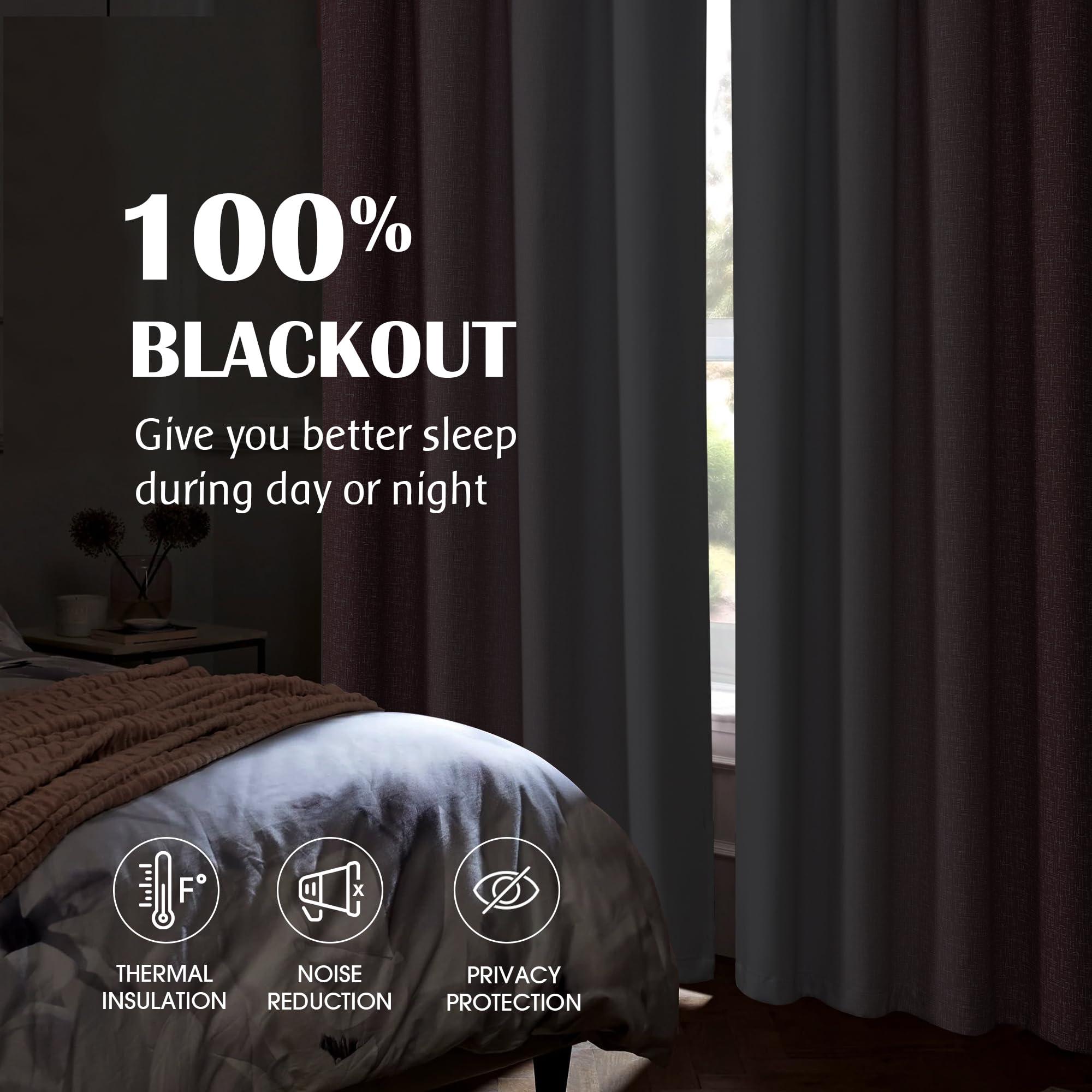 Geomoroccan Ombre 100% Blackout Curtains 84 Inches Long 2 Panels for Girls Bedroom Living Room Pink White Gradient Patterned Room Darkening Thermal Insulated Rod Pocket Window Treatment Drapes - Image 2