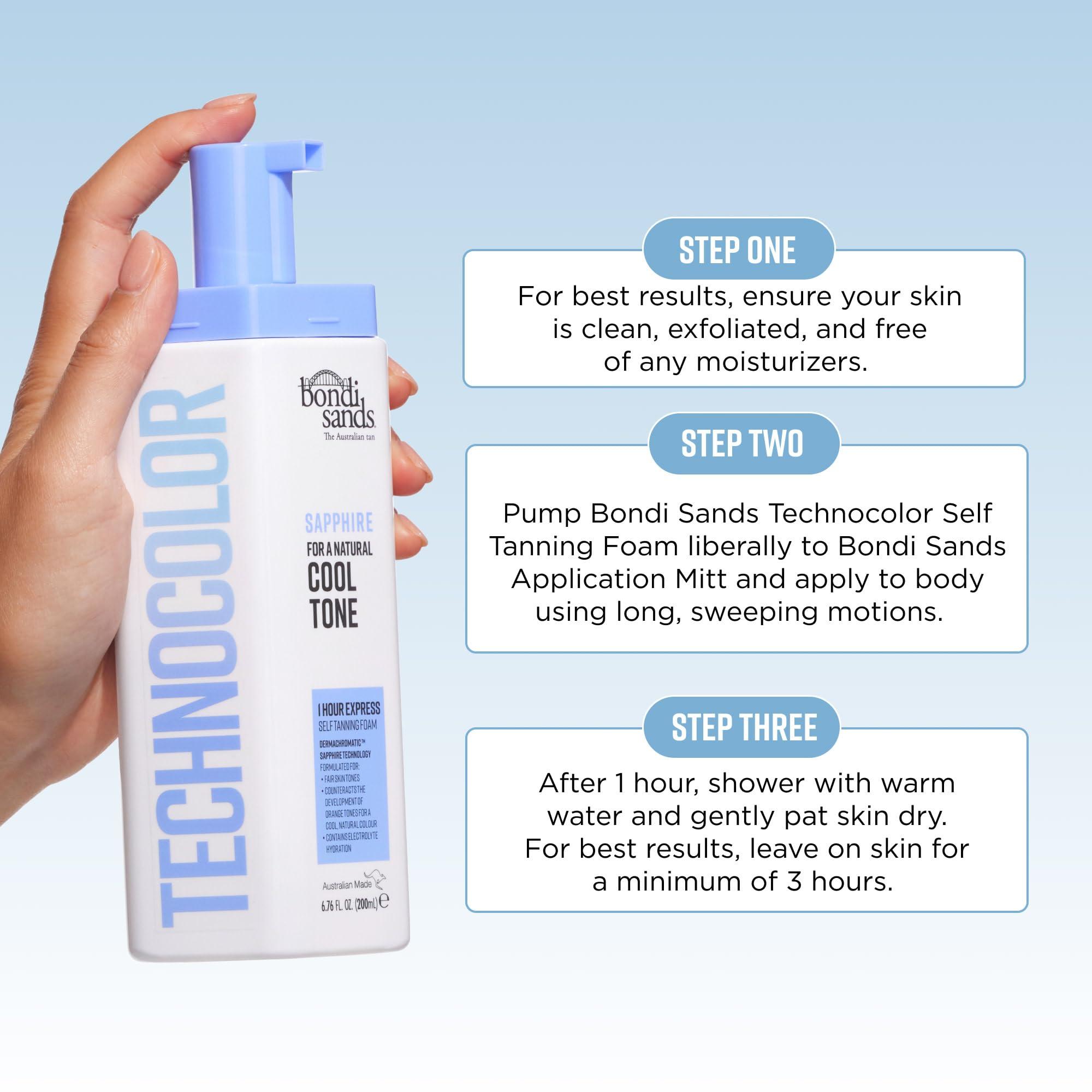 Bondi Sands Technocolor 1 Hour Express Self Tanning Foam, Innovative Formula, Hydrates for Natural Enhanced Skin Results, Available in 4 Shades - Image 8