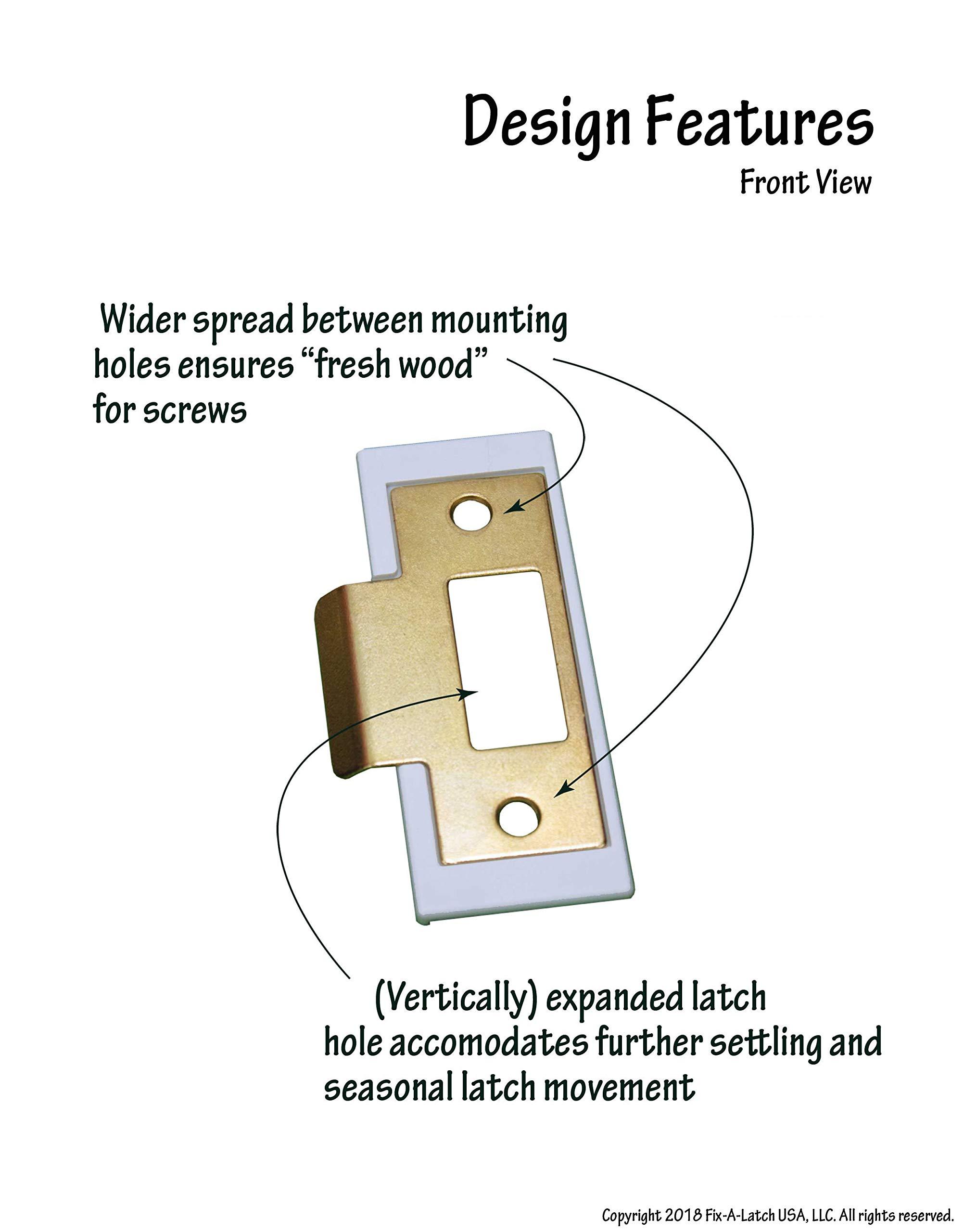 Fix-A-Latch Interior 2-Pack with Satin Nickel Finish - Image 4