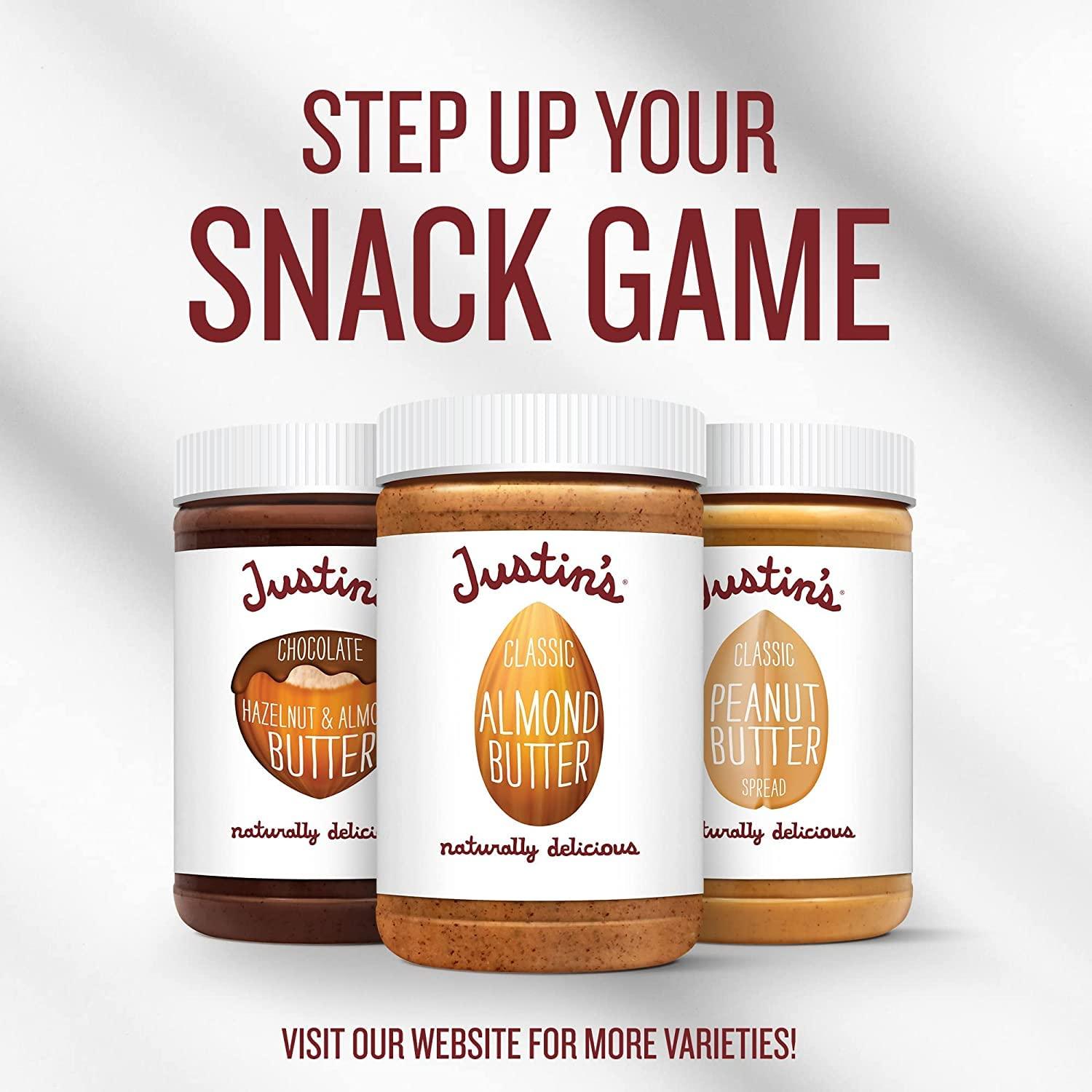 Justin's Classic Almond Butter, Only Two Ingredients, No Stir, Gluten-free, Non-GMO, Keto-friendly, Responsibly Sourced, 16 Ounce Jar, Pack of 1 - Image 9
