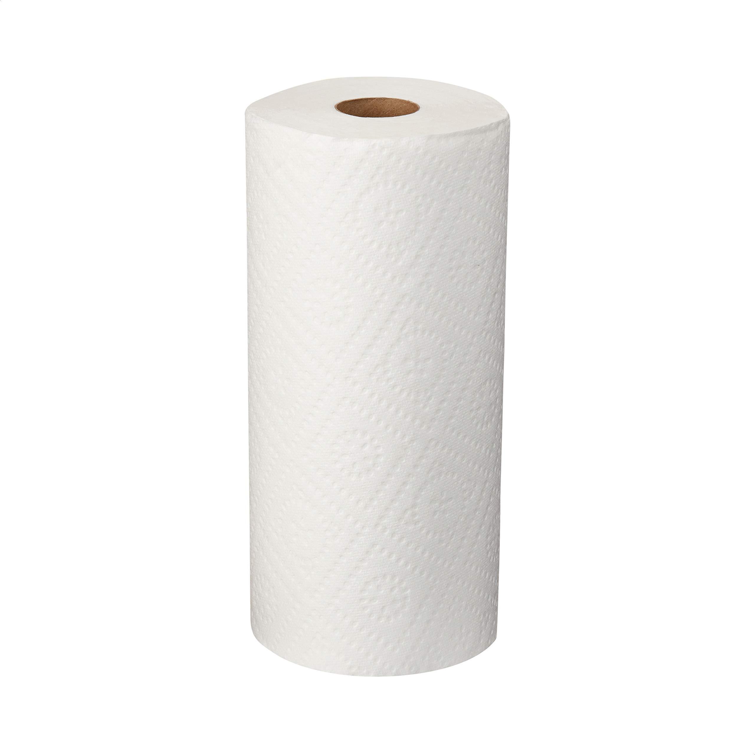AmazonCommercial 2-Ply White Adapt-a-Size Kitchen Paper Towels (SOFI-056) | Bulk | Adapt-a-size | Individually Wrapped | FSC Certified |140 Towels per Roll (30 Rolls)(11 x 6 Sheet)