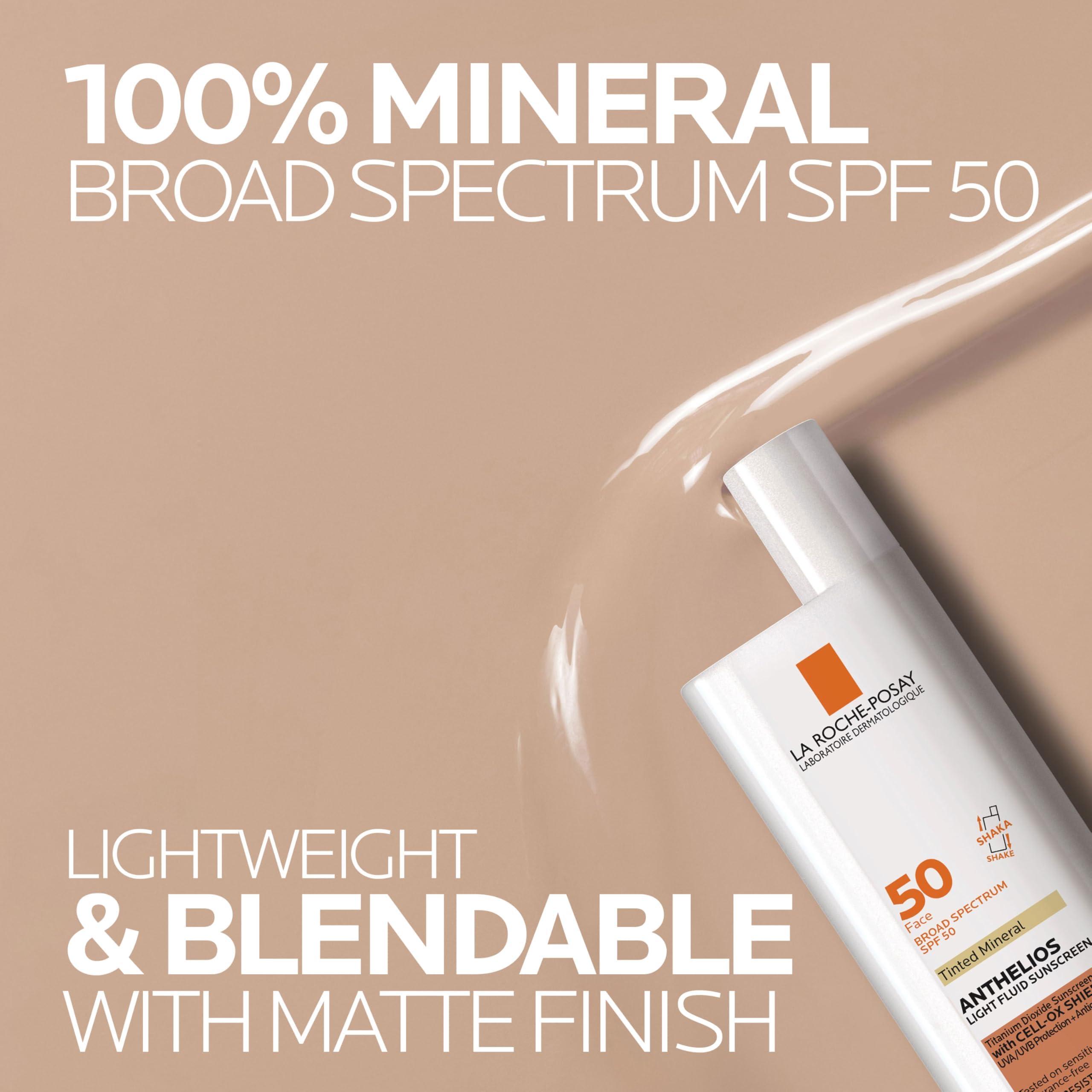 La Roche-Posay Anthelios Tinted Sunscreen SPF 40+, Broad Spectrum SPF + Antioxidants, Titanium Dioxide & Zinc Oxide Sunscreen, 4 Flexible Shades With No White Cast, Oil Free & Oxybenzone Free - Image 4