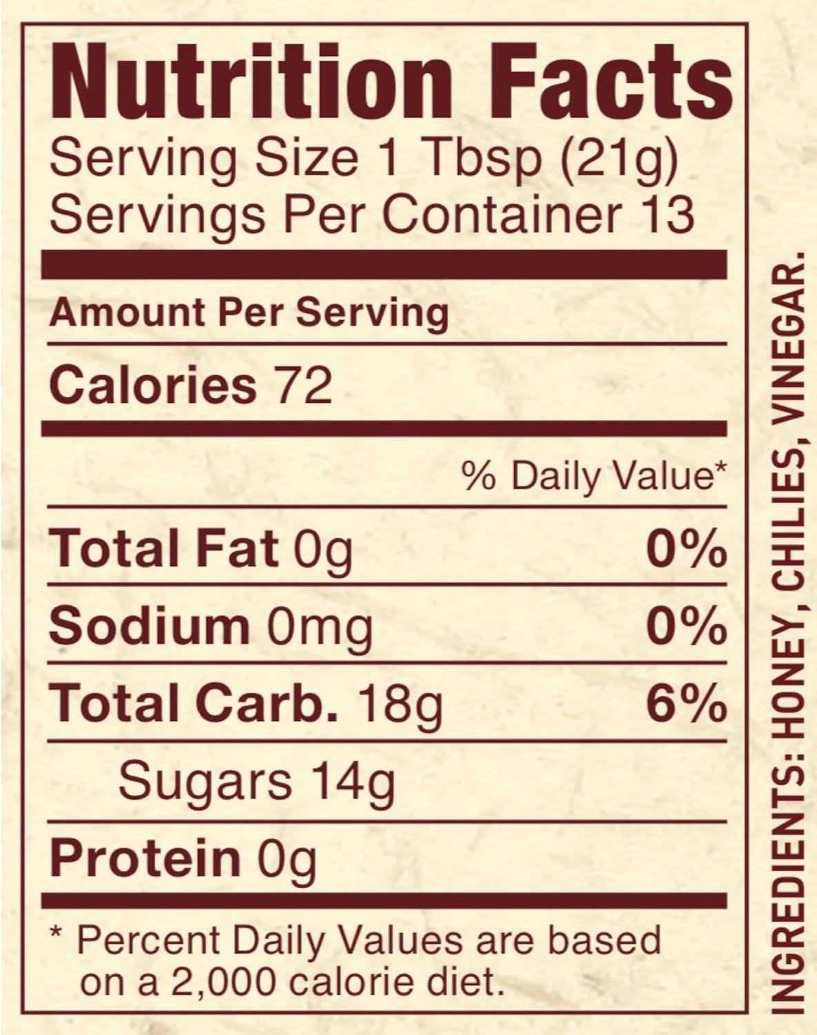 Mike's Hot Honey, America's #1 Hot Honey, 100% Pure Honey with Spicy Chili Peppers, Kosher, Gluten-Free, Paleo-Friendly (10oz Bottle, 1 Pack) - Image 2