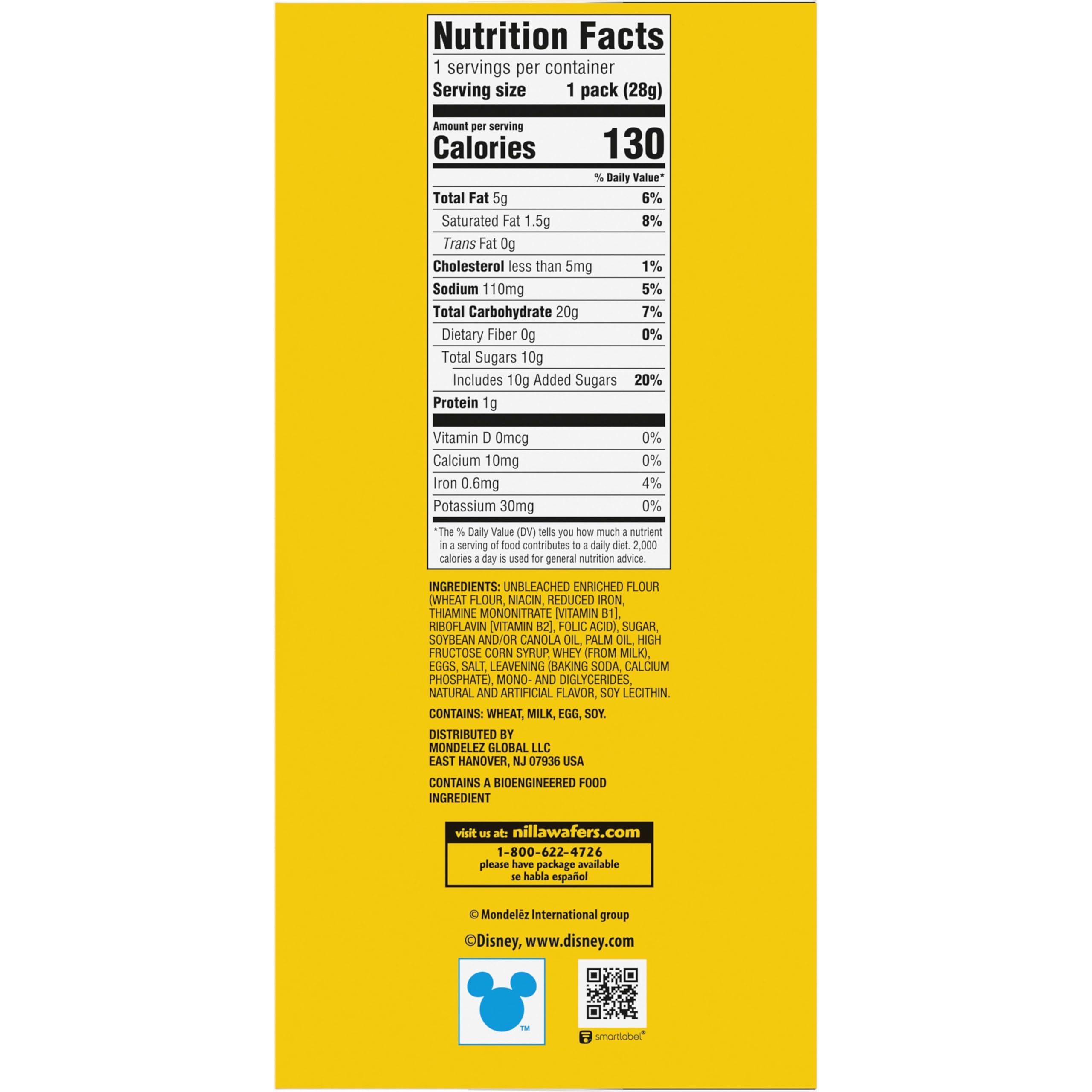 NILLA Wafers Mini Cookies, Vanilla Wafers, 10 Snack Packs - Image 3