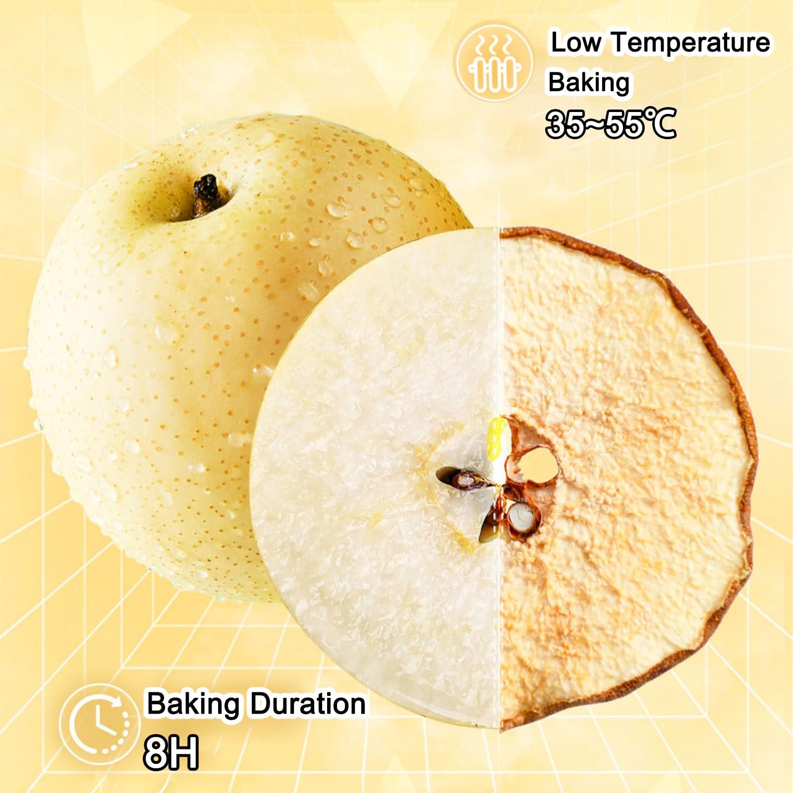Dried Pears Slices Dehydrated Pear Pieces for Cocktails Garnish Bulk No Sugar Added Dry Fruit Chips for Tea Potpourri Baking Cooking Decor All Natural Vegan(6oz) - Image 4
