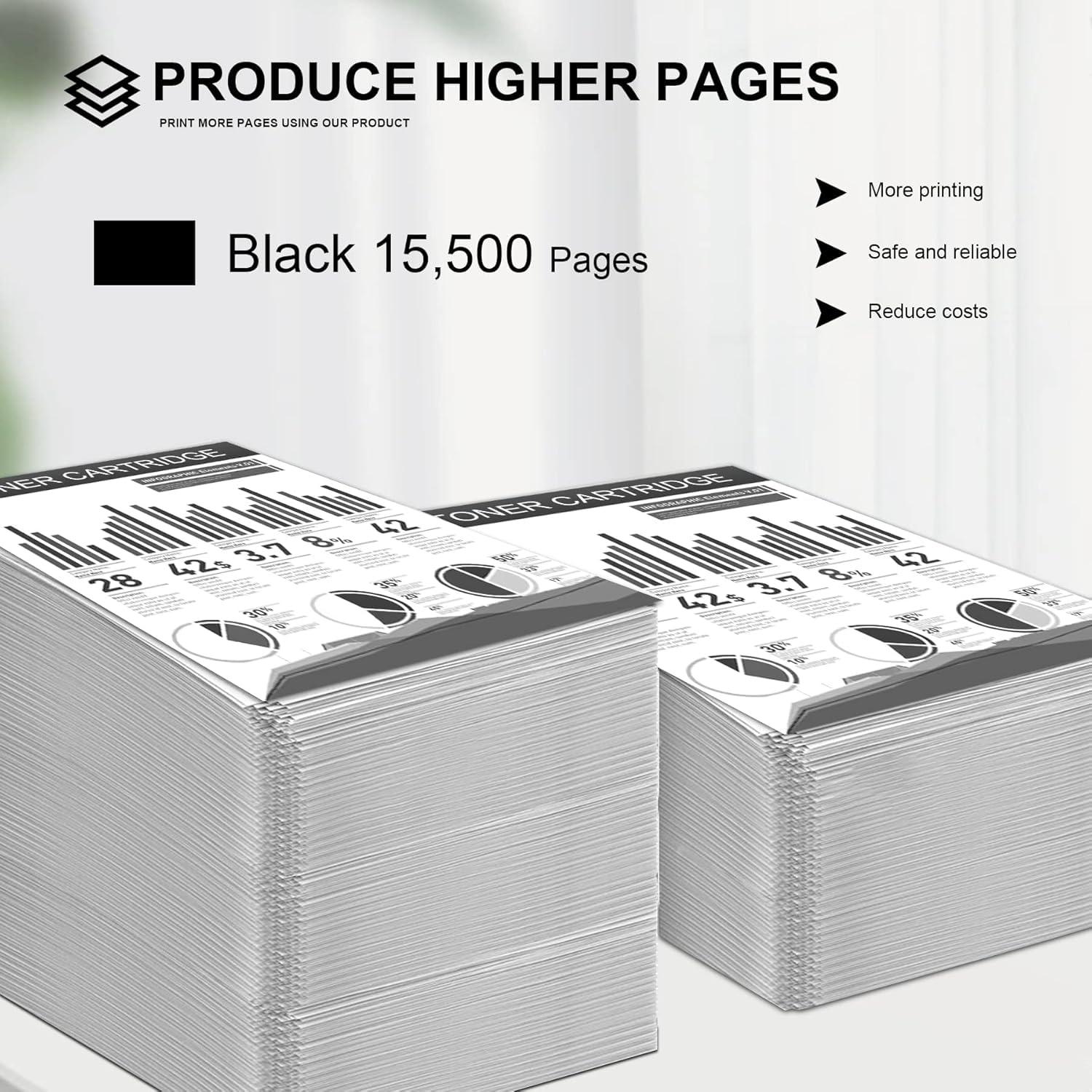 Phaser 3330/Workcentre 3335/3345 Black Extra High Capacity Toner Cartridge (2-Pack) - 106R03624 Compatible Toner Cartridge Replacement for Xerox Phaser 3330 WorkCentre 3345 - Image 3