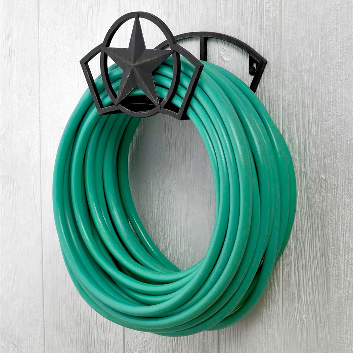 Liberty Garden 234 Liberty Star Mount Hose Butler, Holds 125-Feet of, 5/8-Inch, Black - Image 2