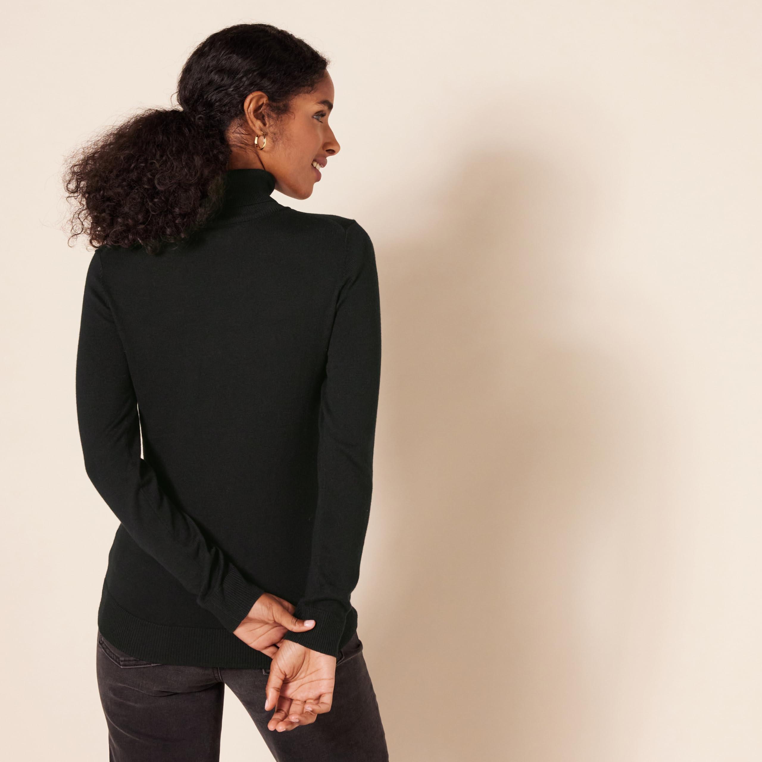 Amazon Essentials Women's Classic-Fit Lightweight Long-Sleeve Turtleneck Sweater (Available in Plus Size) - Image 3