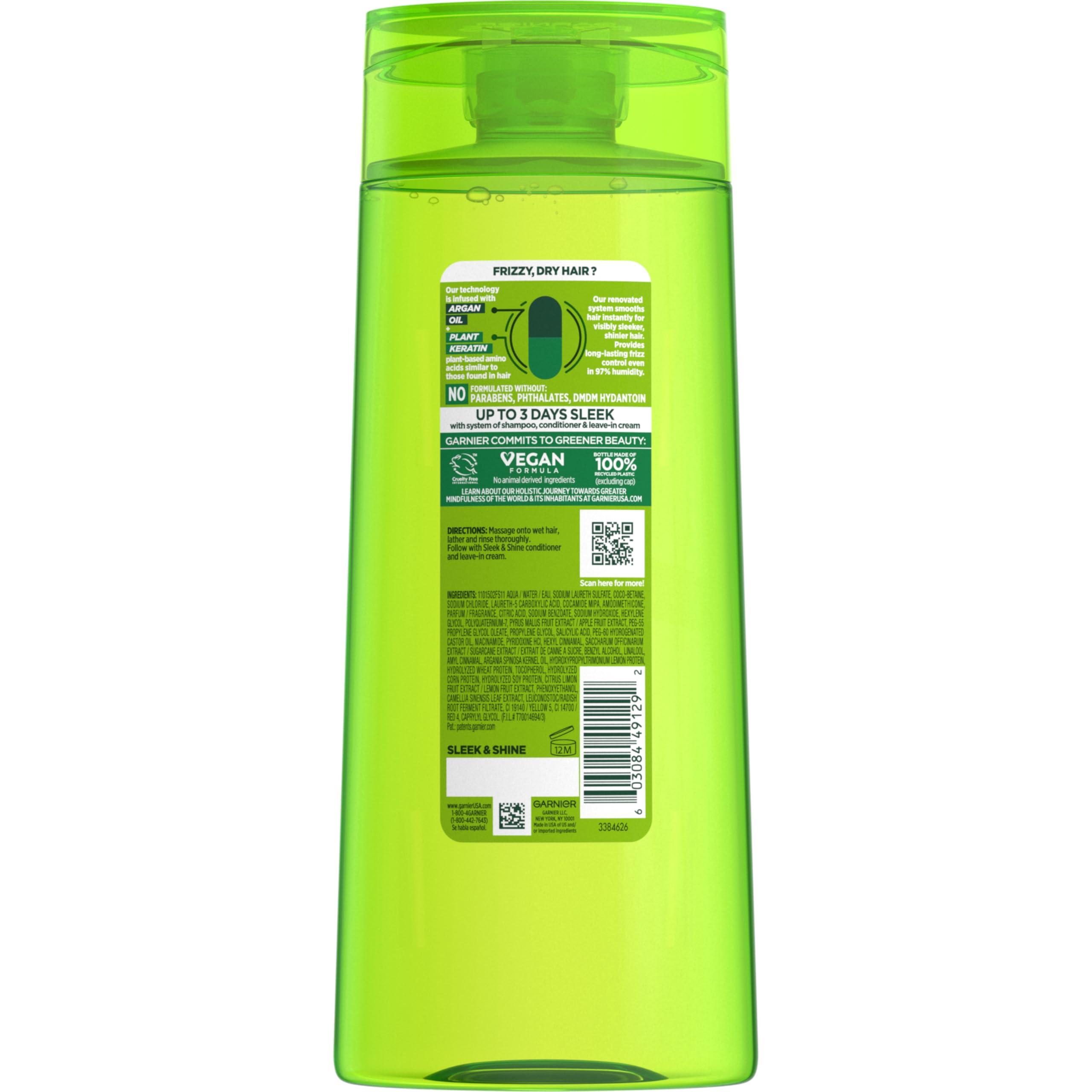 Garnier Fructis Sleek & Shine Shampoo, Frizzy, Dry, Unmanageable Hair, 22 fl. oz.(Packaging May Vary) - Image 11