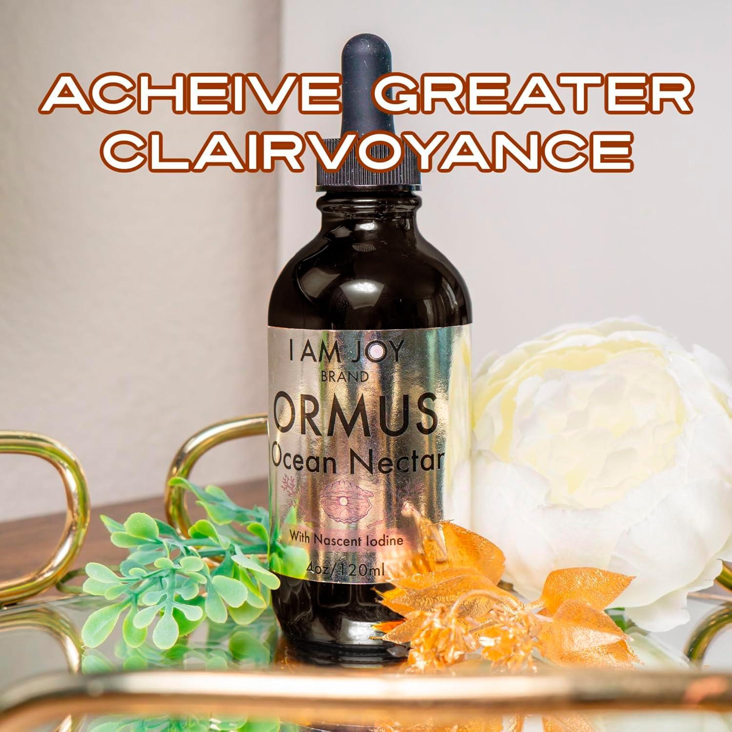 I Am Joy co. Ormus Ocean Nectar Monoatomic Gold with Iodine Designed to Decalcify The Pineal Gland, Support Thyroid and Increase Feelings of Alertness, Clarity of Thought and Energy 4oz - Image 4