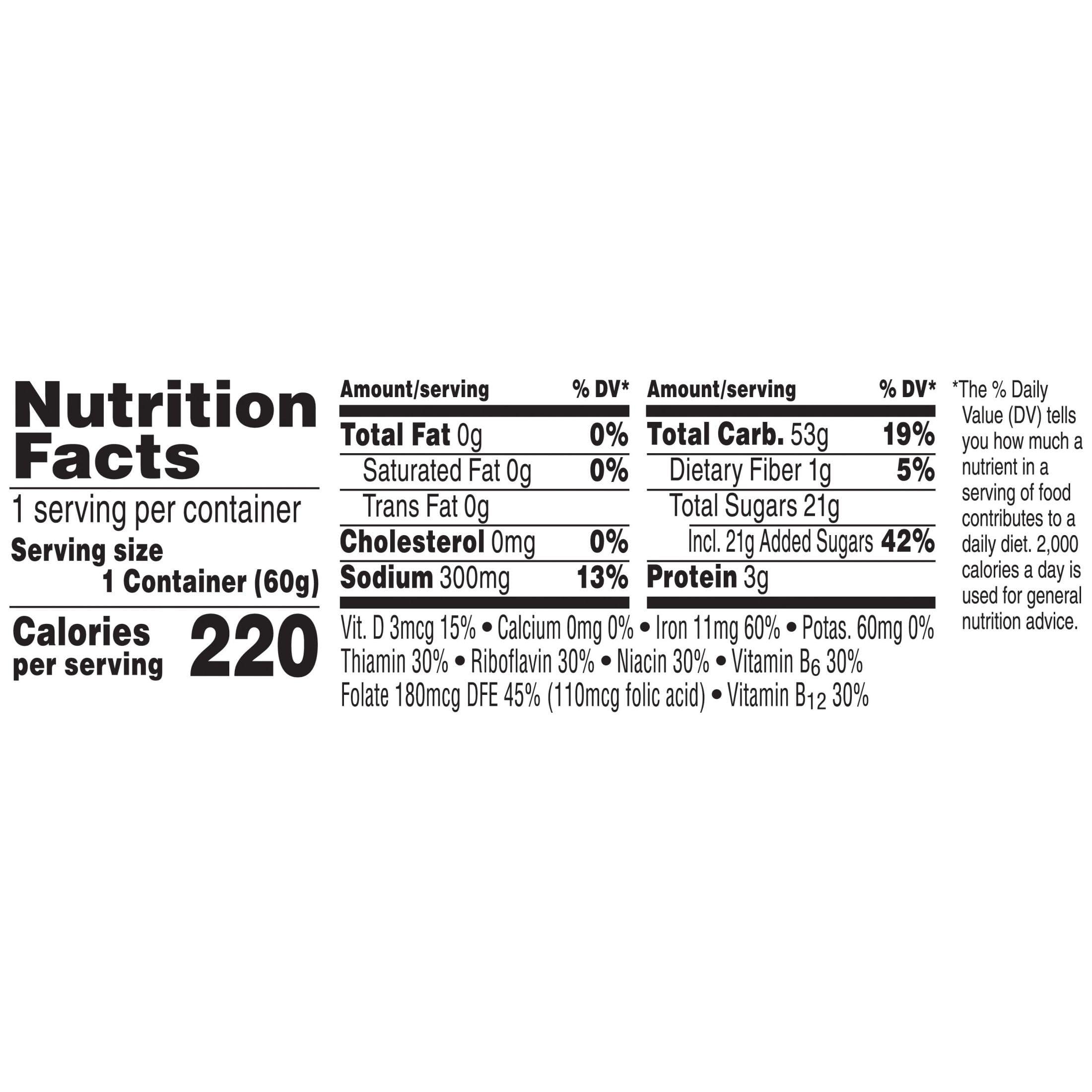 Kellogg's Frosted Flakes Breakfast Cereal Cups, 8 Vitamins and Minerals, Kids Snacks, Original, 25.2oz Case (12 Cups) - Image 8