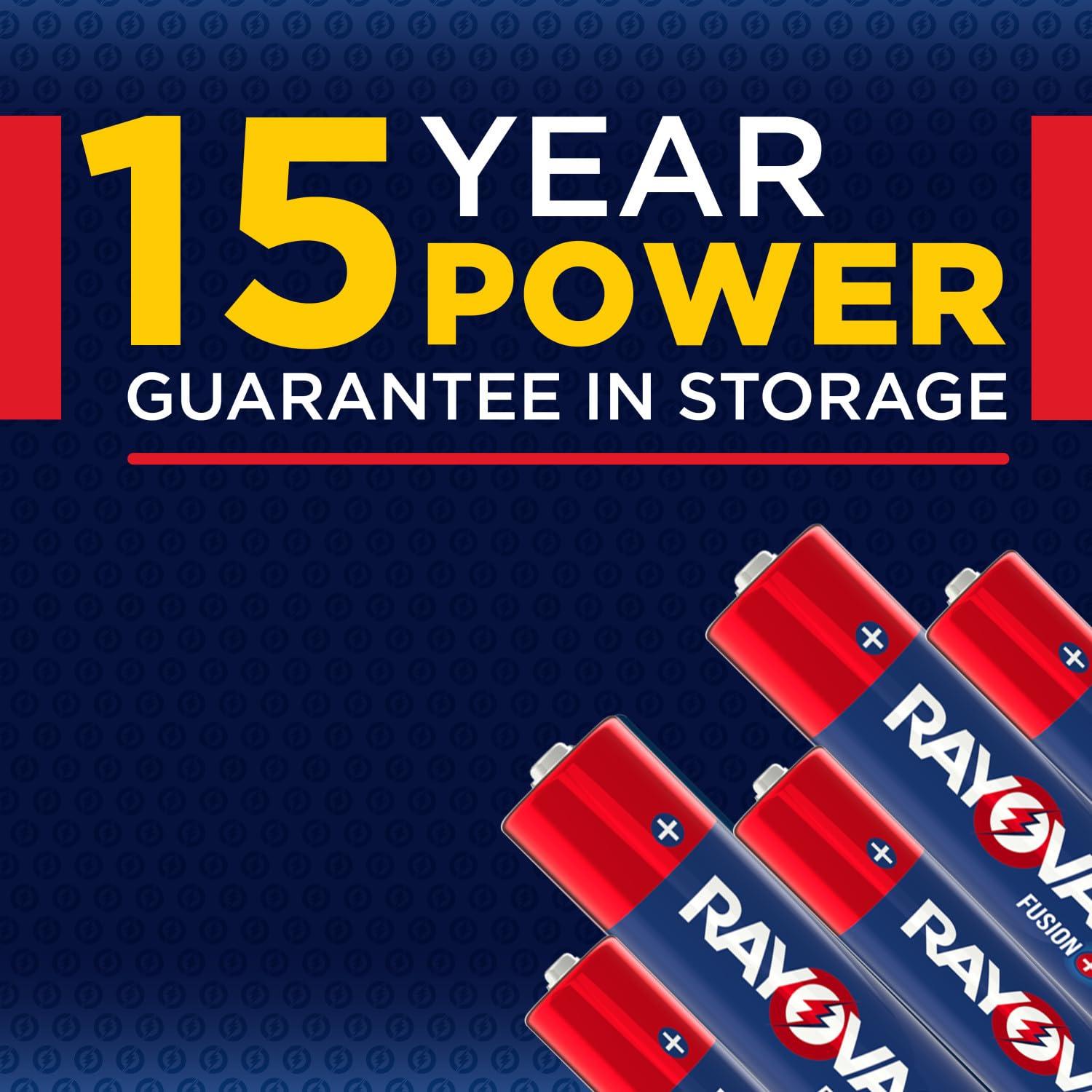 Rayovac Fusion AA Batteries (30 Pack), Double A Alkaline Batteries - Image 3