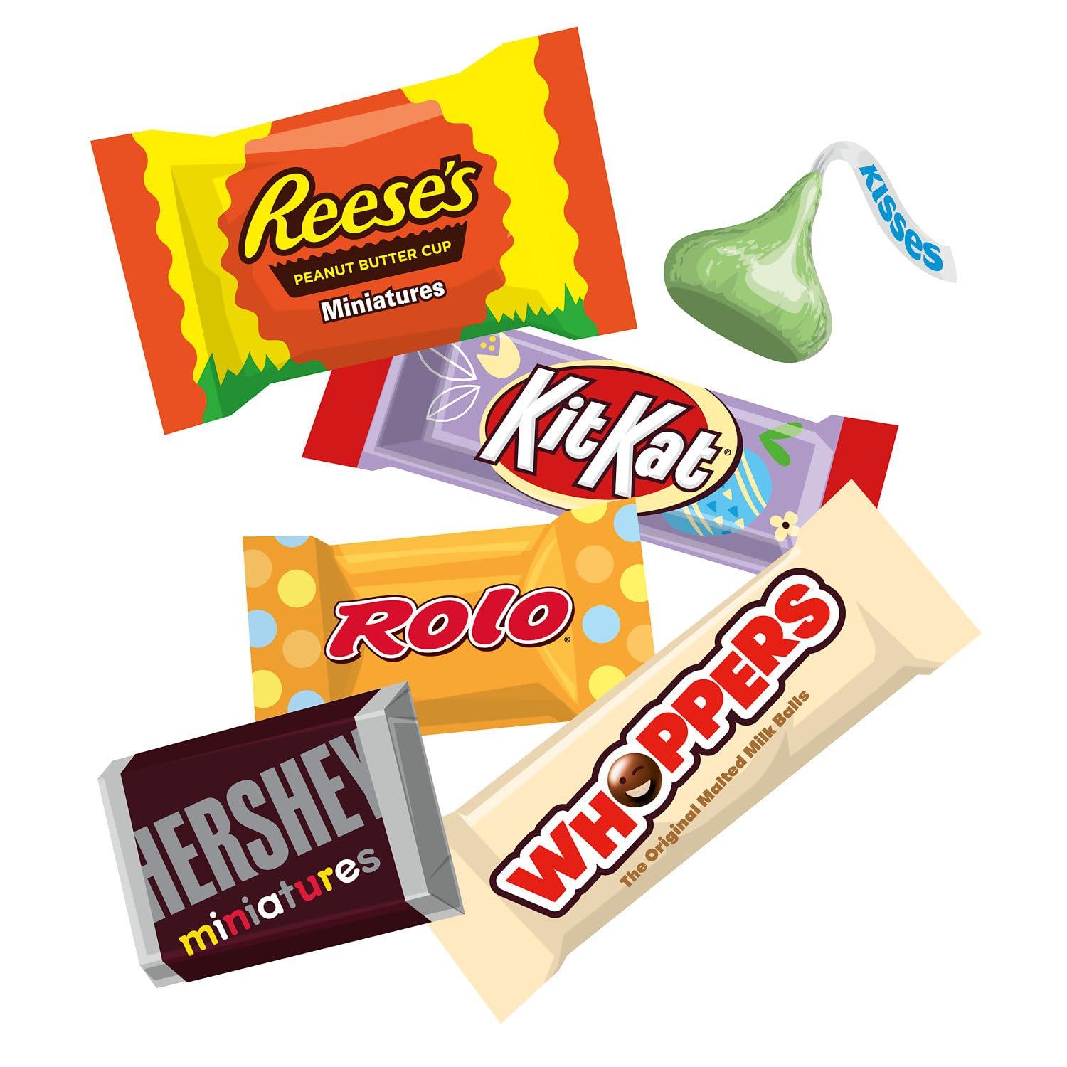 Hershey Assorted Flavored, Easter Candy Bulk Bag, 64.5 oz (270 Pieces) - Image 5