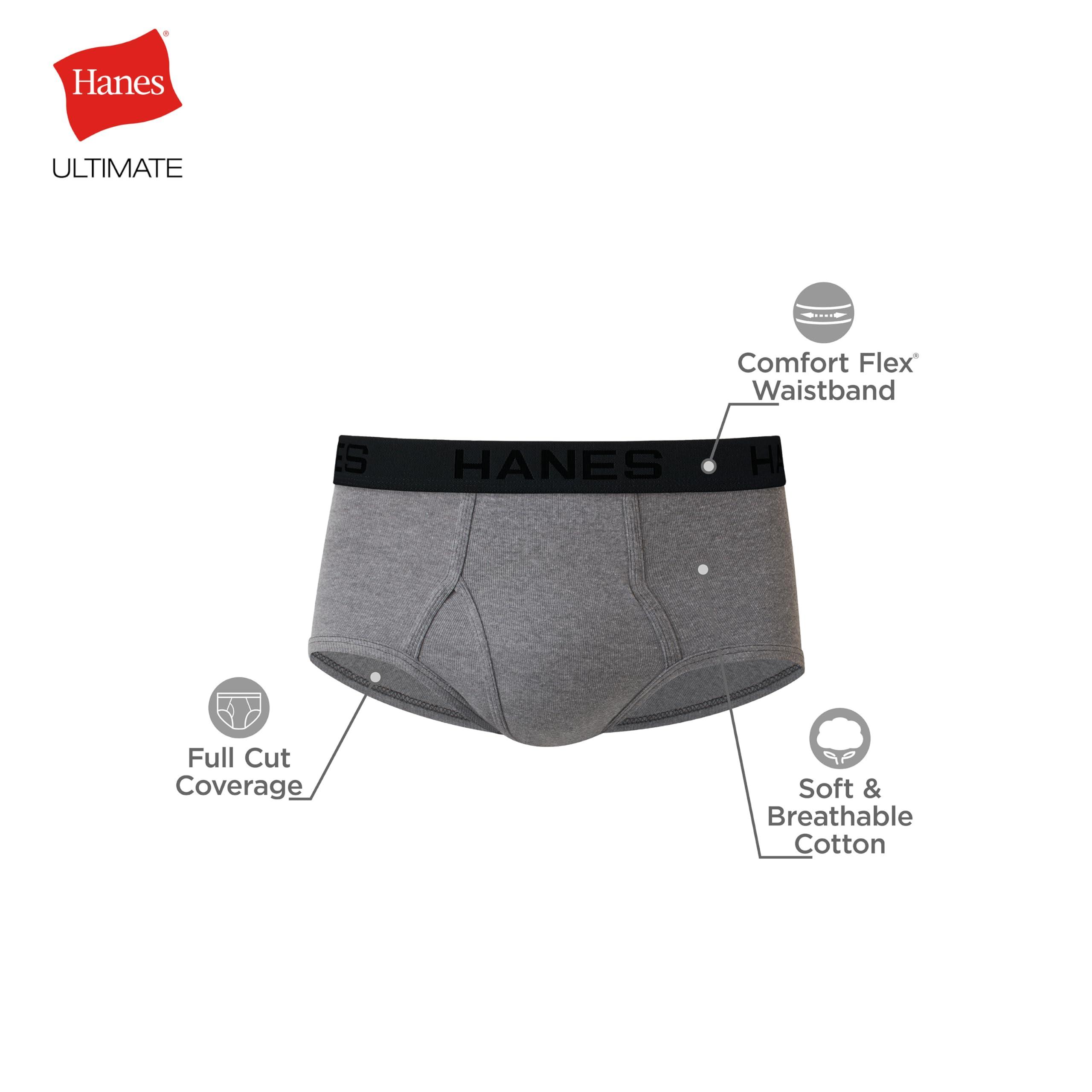 Hanes Men's Tagless Briefs, Soft Moisture Wicking Underwear, Tagless, 7-pack - Image 5