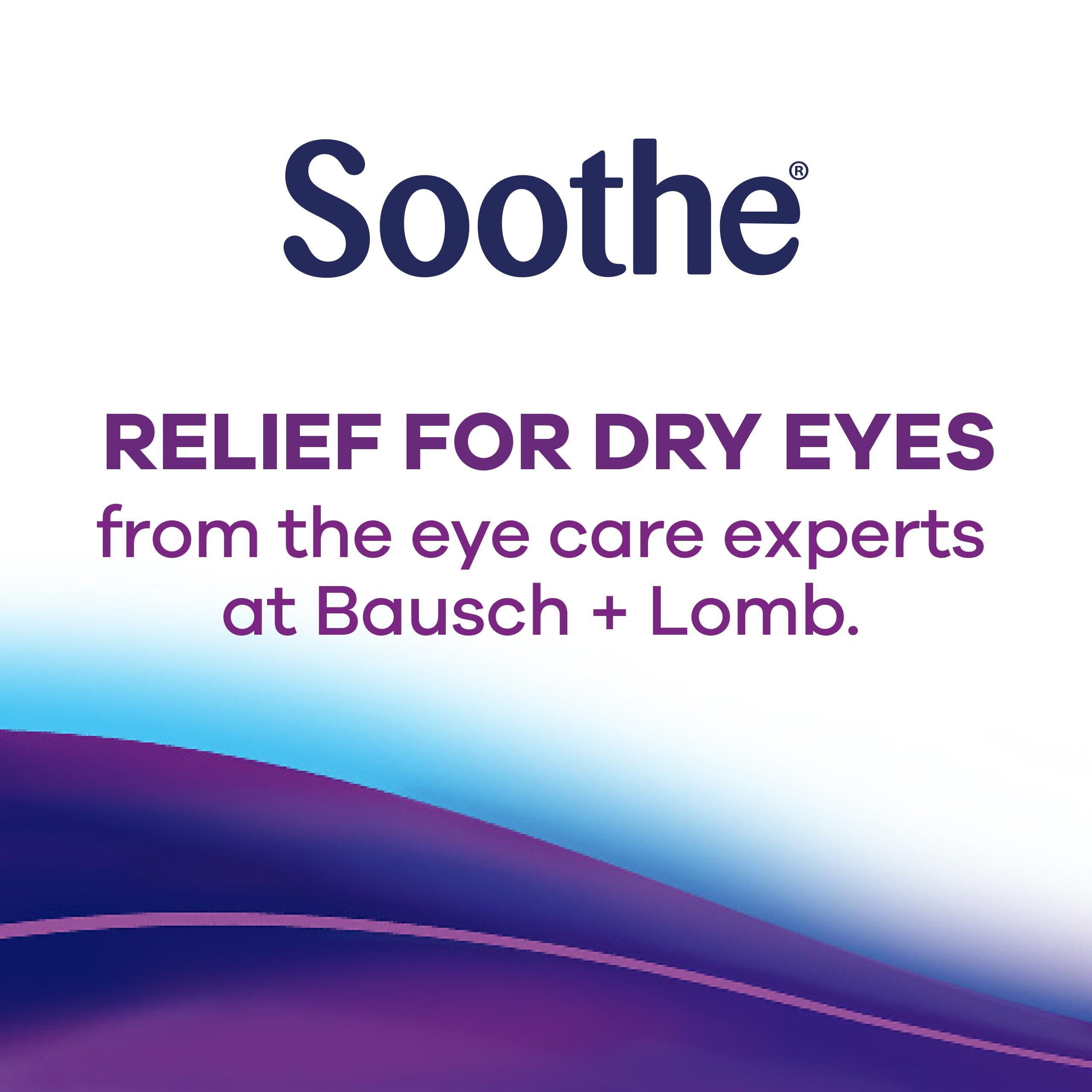 Soothe Preservative-Free Lubricant Eye Drops, Dry Eye Relief, Moisturizing, for Fast Relief & Gentle Enough for Sensitive Eyes and LASIK Dryness, Single-Use Vials, 30 Count - Image 2