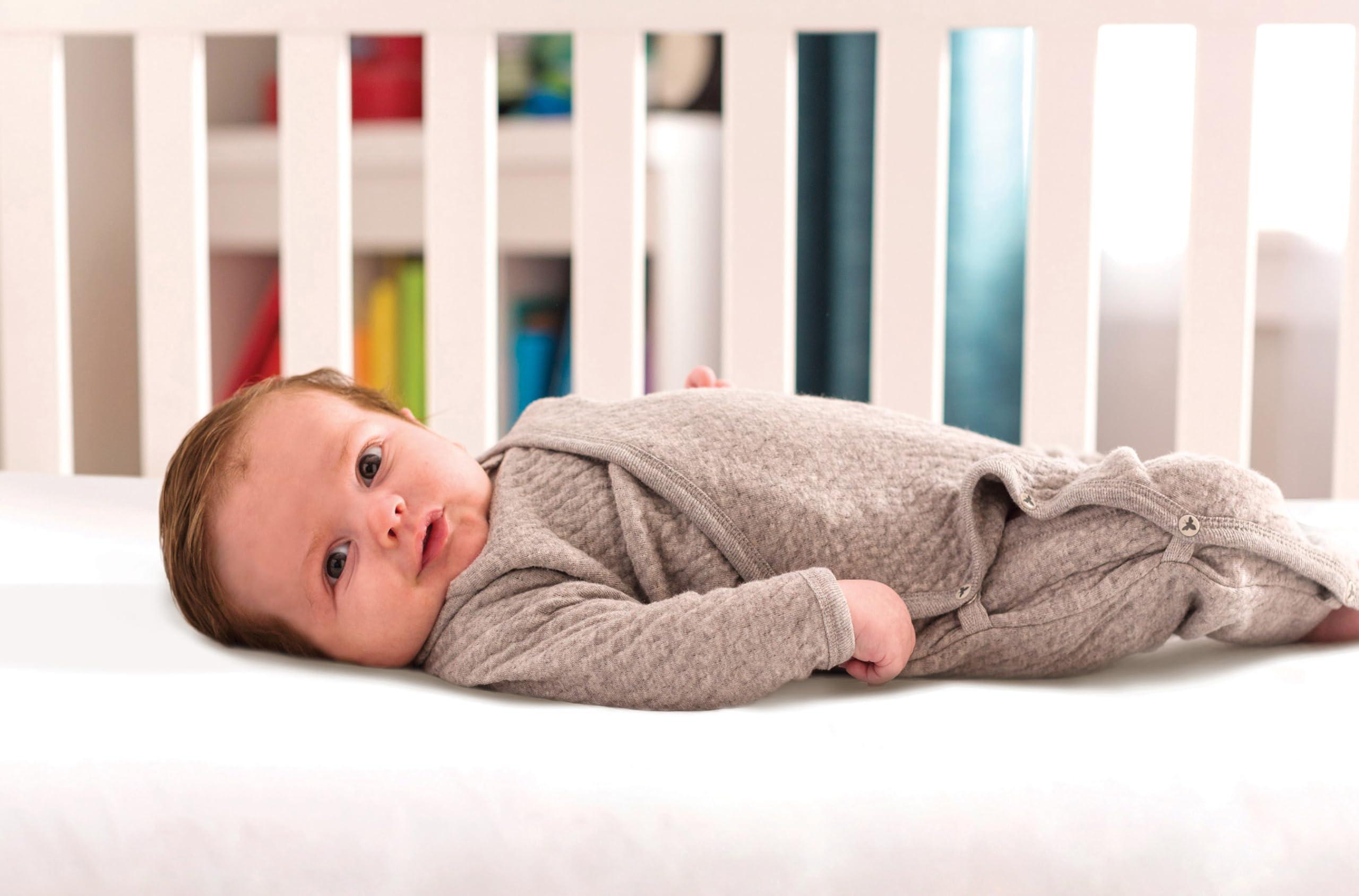Lullaby Earth Non-Toxic Crib Mattress - Waterproof - Fits Standard Baby and Toddler Bed, White - Image 9