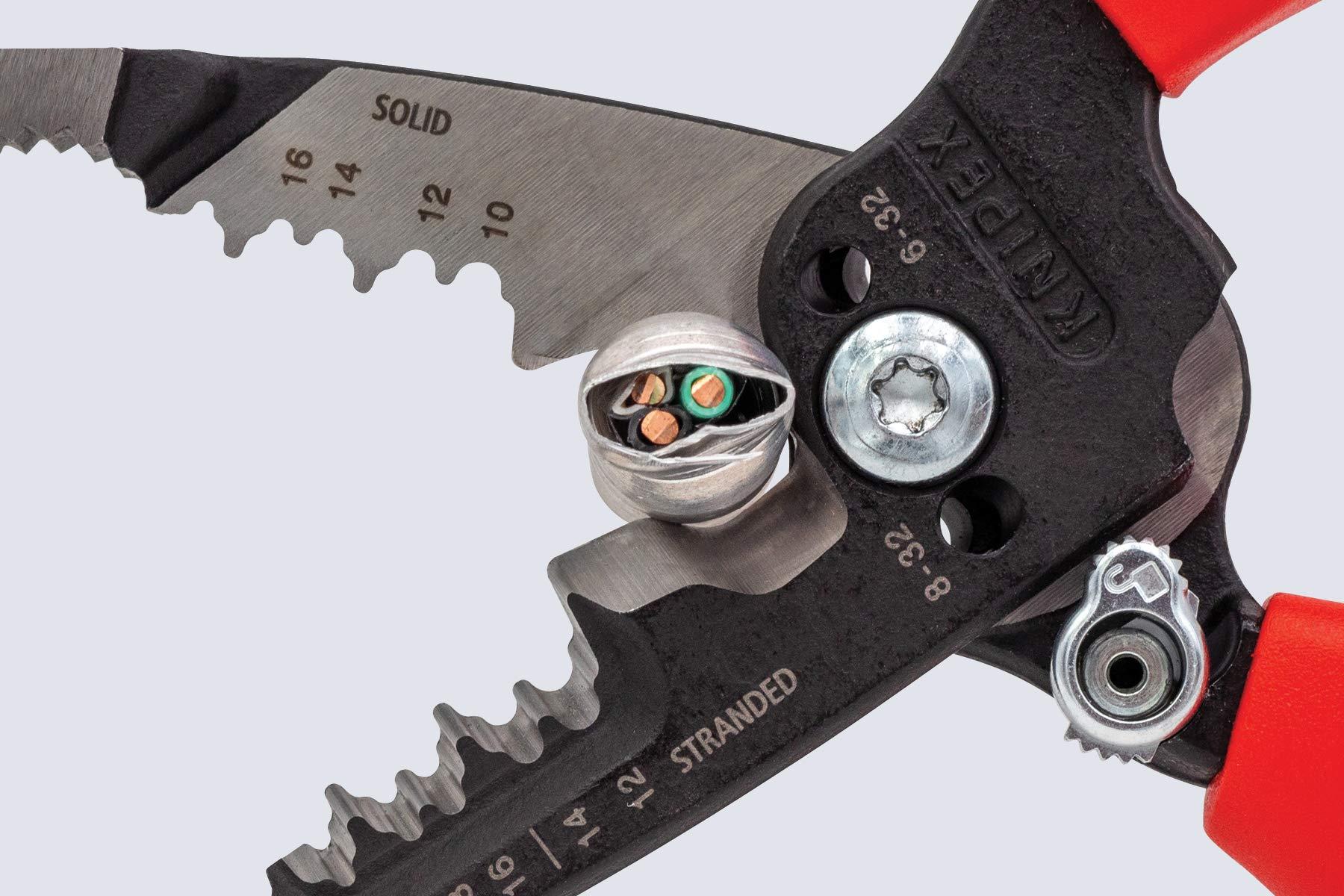 KNIPEX Tools 13 72 8 Forged Wire Stripper, 8-Inch - Image 6