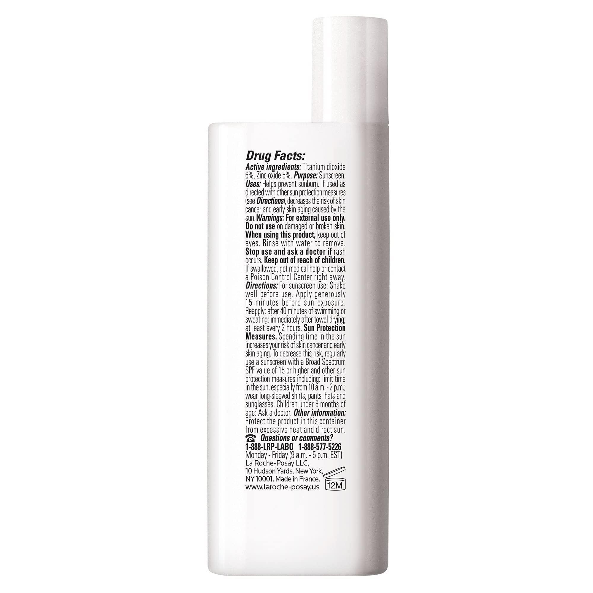 La Roche-Posay Anthelios Sunscreen SPF 50, Ultra-Light Fluid Broad Spectrum SPF 50, Face Sunscreen with Titanium Dioxide Mineral, Lightweight & Fast-Absorbing, Oil-Free, Matte Finish - Image 8