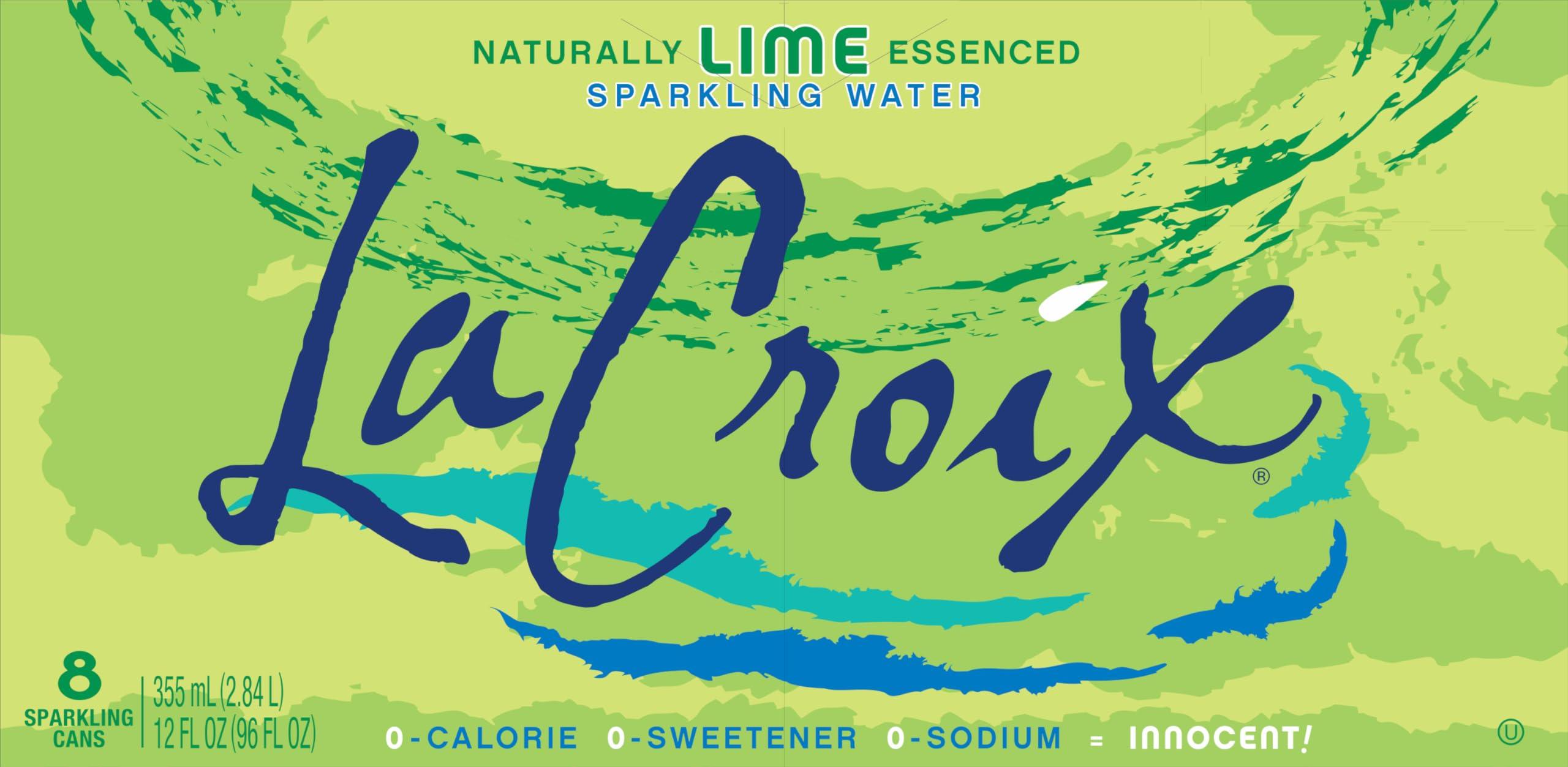 LaCroix Sparkling Water, Lime, 12 Fl Oz (pack of 8) - Image 3