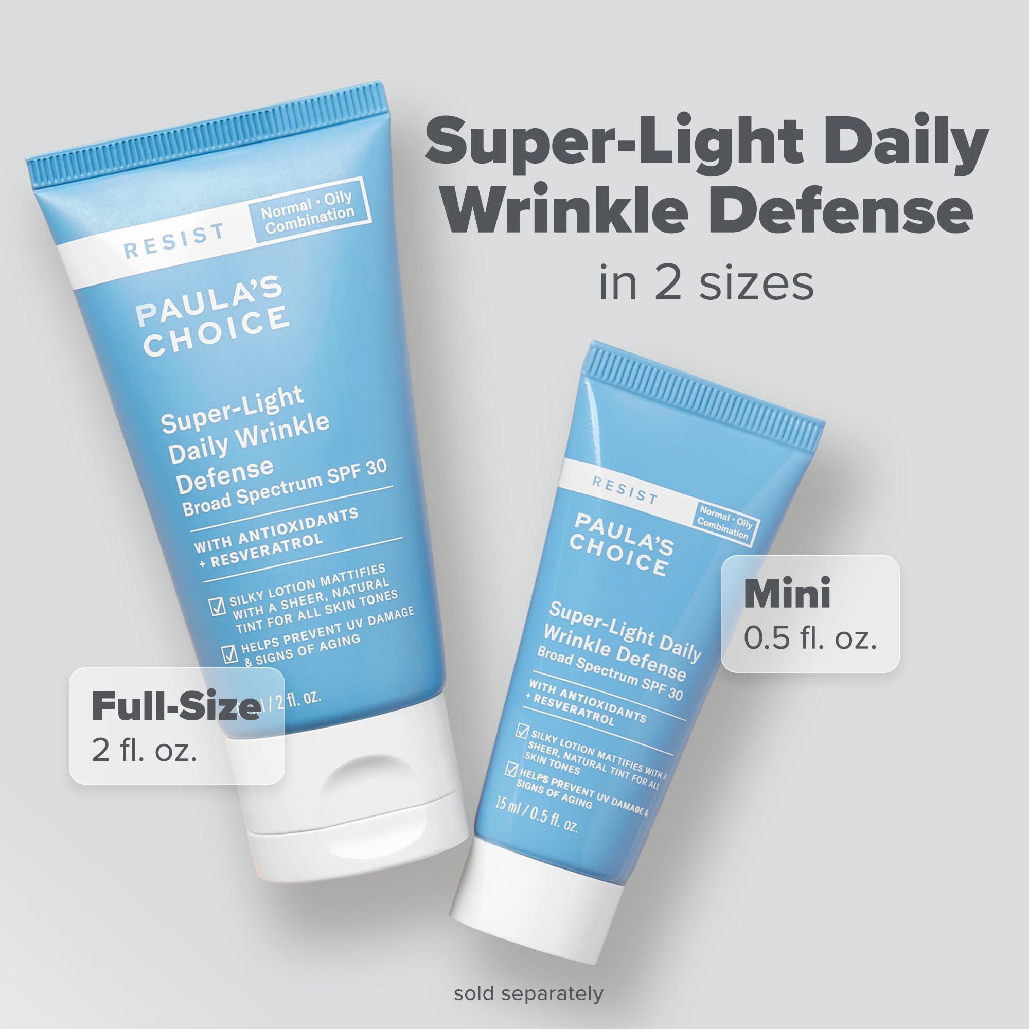 Paula's Choice RESIST Super-Light Daily Wrinkle Defense Mineral Sunscreen, SPF 30 Face Sunscreen for Oily Skin, Matte Tinted Face Moisturizer, UVA/UVB Protection, Fragrance-Free - Image 6