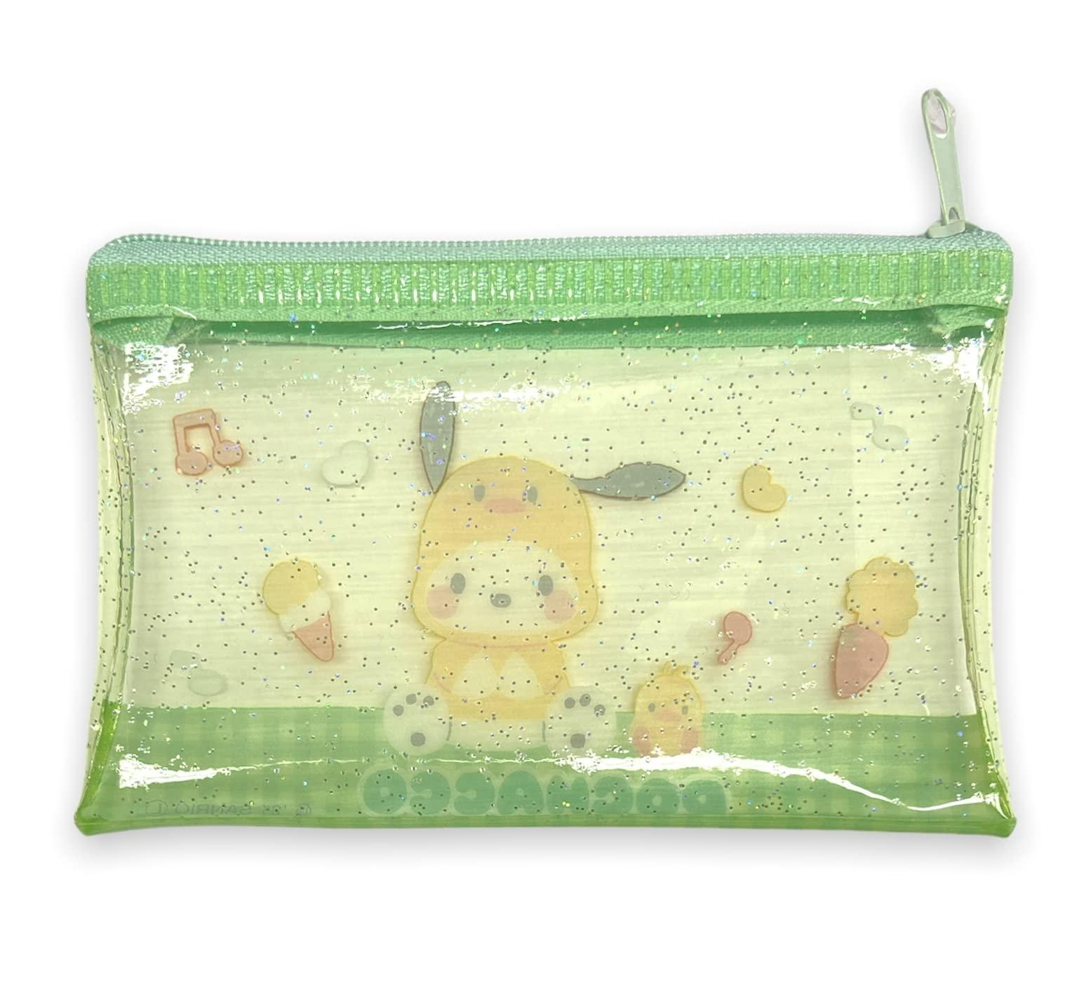 Friend Sanrio Pochacco Accessories Cosmetic Flat vinyl Mini pouch Zipper Case Bag 4.7 in (W) × 3.0 in (H) - Image 6