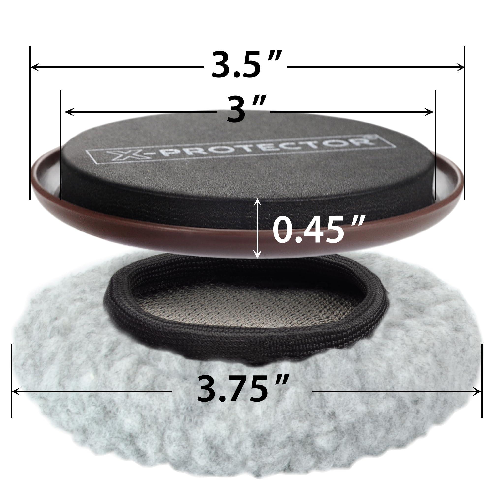 Furniture Sliders X-PROTECTOR - 8+8 Pack 3 1/2” - Multi-Surface Furniture Sliders for Carpet & Hard Floors - 8 Furniture Movers for Carpeted Floors and 8 Hardwood Socks - Move Your Furniture Easily! - Image 2