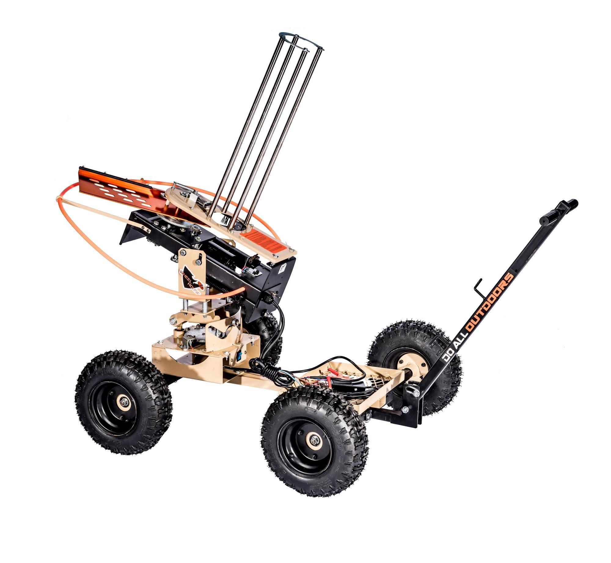 Do All Outdoors Wheelhouse Automatic Clay Pigeon Thrower - Skeet Thrower Machine with Wobbler Kit and Wireless Remote Launch Controller - Image 4